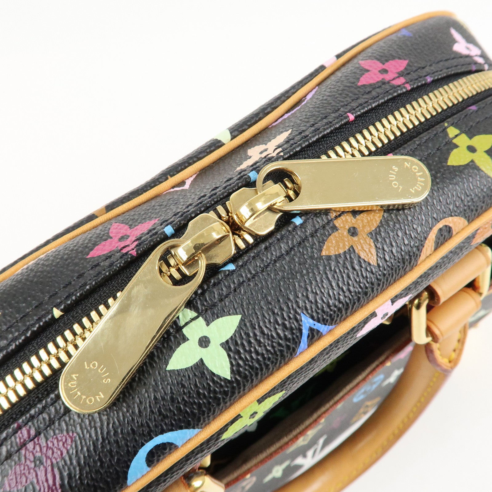 Louis Vuitton Monogram Multicolor Trouville Hand Bag M92662 Used