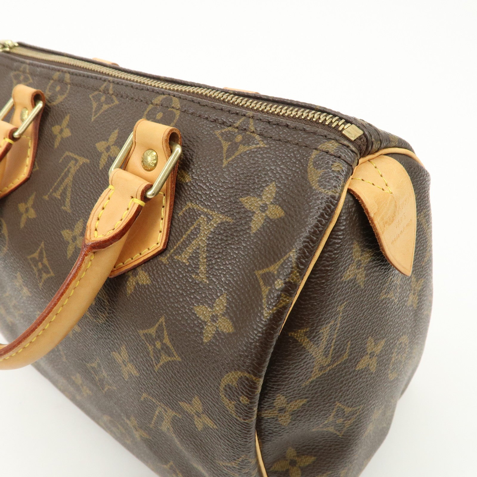 Louis Vuitton Monogram Speedy 25 Hand Bag Boston Bag M41528 Used