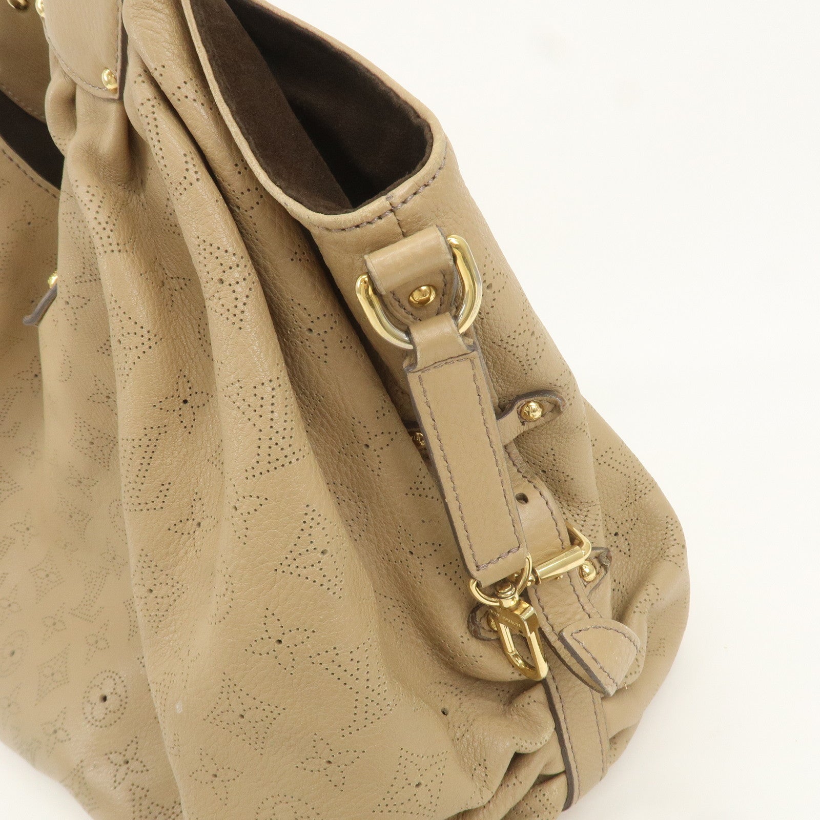 Louis Vuitton Monogram Mahina XL Shoulder Bag Sables M93978