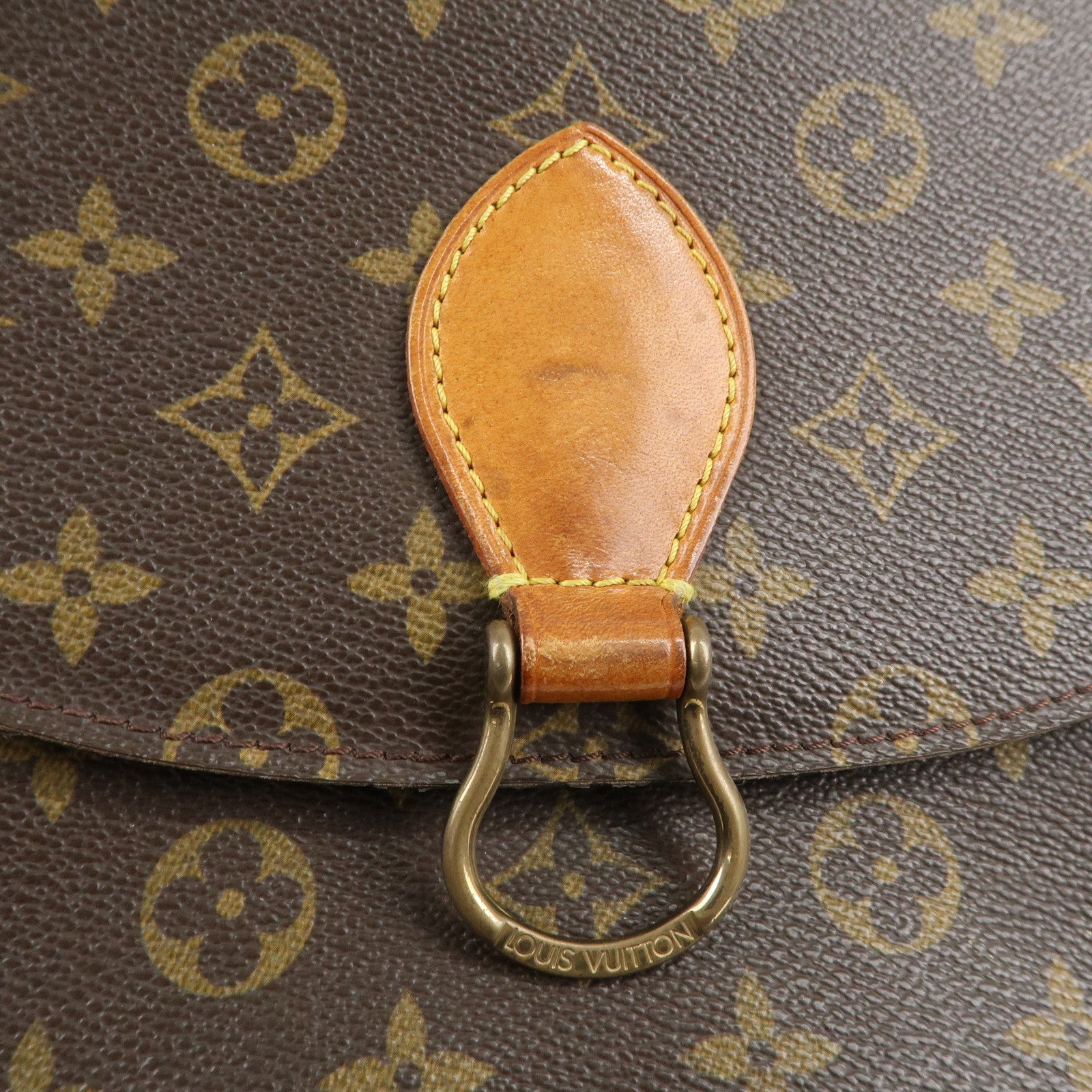 Louis Vuitton Monogram Saint Cloud GM Shoulder Bag Brown M51242