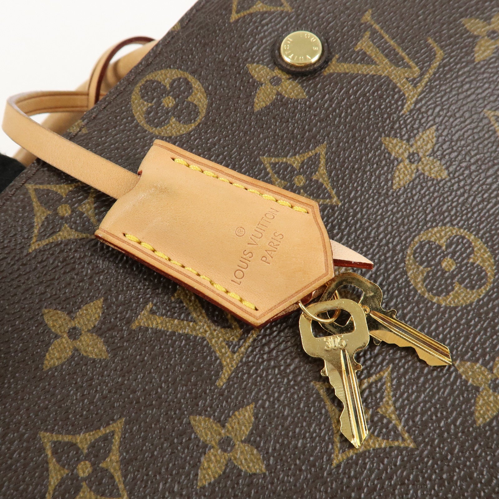 Louis Vuitton Monogram Montaigne BB 2Way Bag Hand Bag M41055 Used