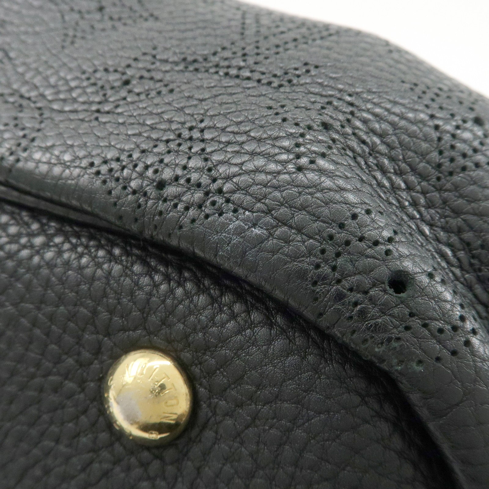 Louis Vuitton Monogram Mahina XS Shoulder Bag Black M95660