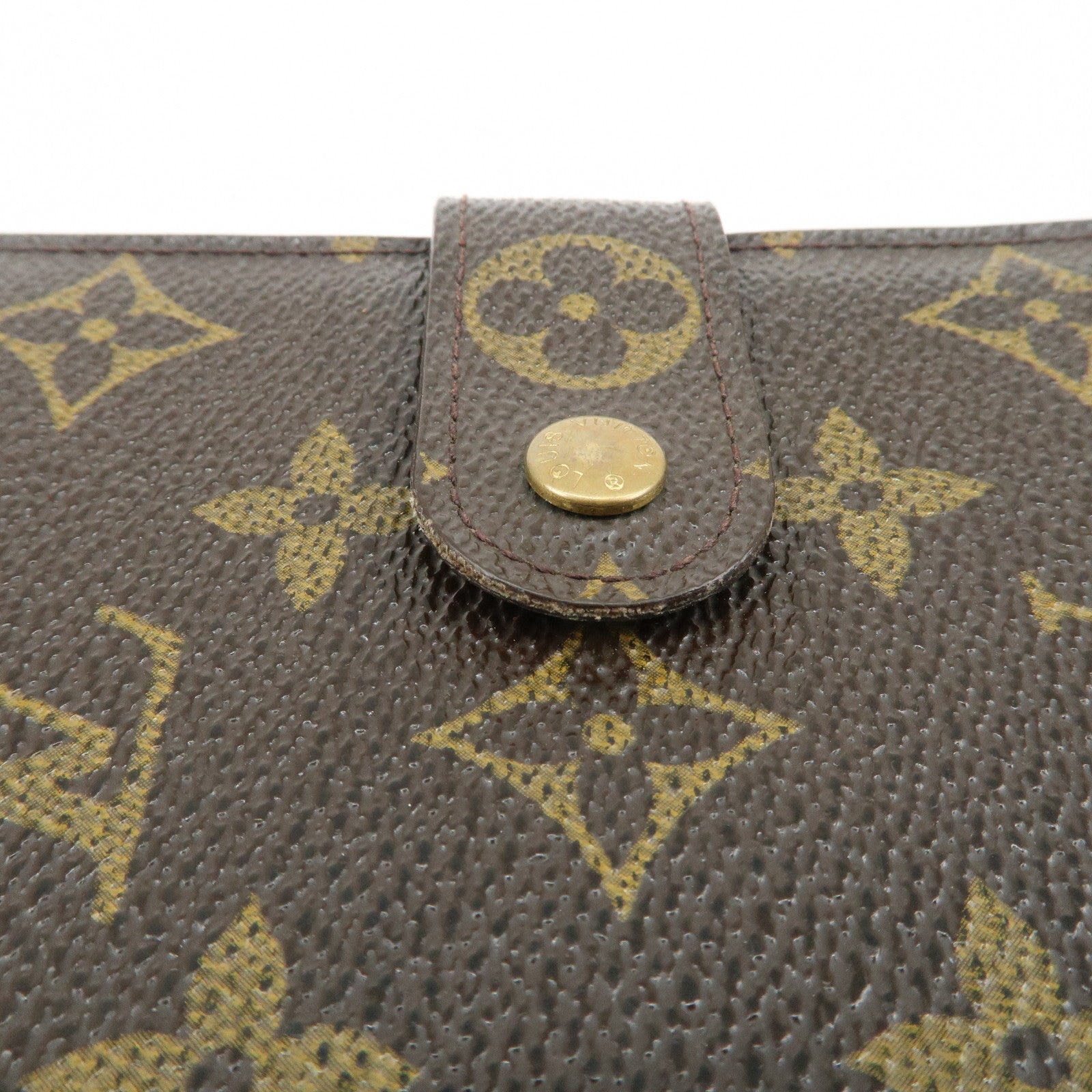 Louis Vuitton Monogram Set of 2 Long Wallet M61202 M61207 Used