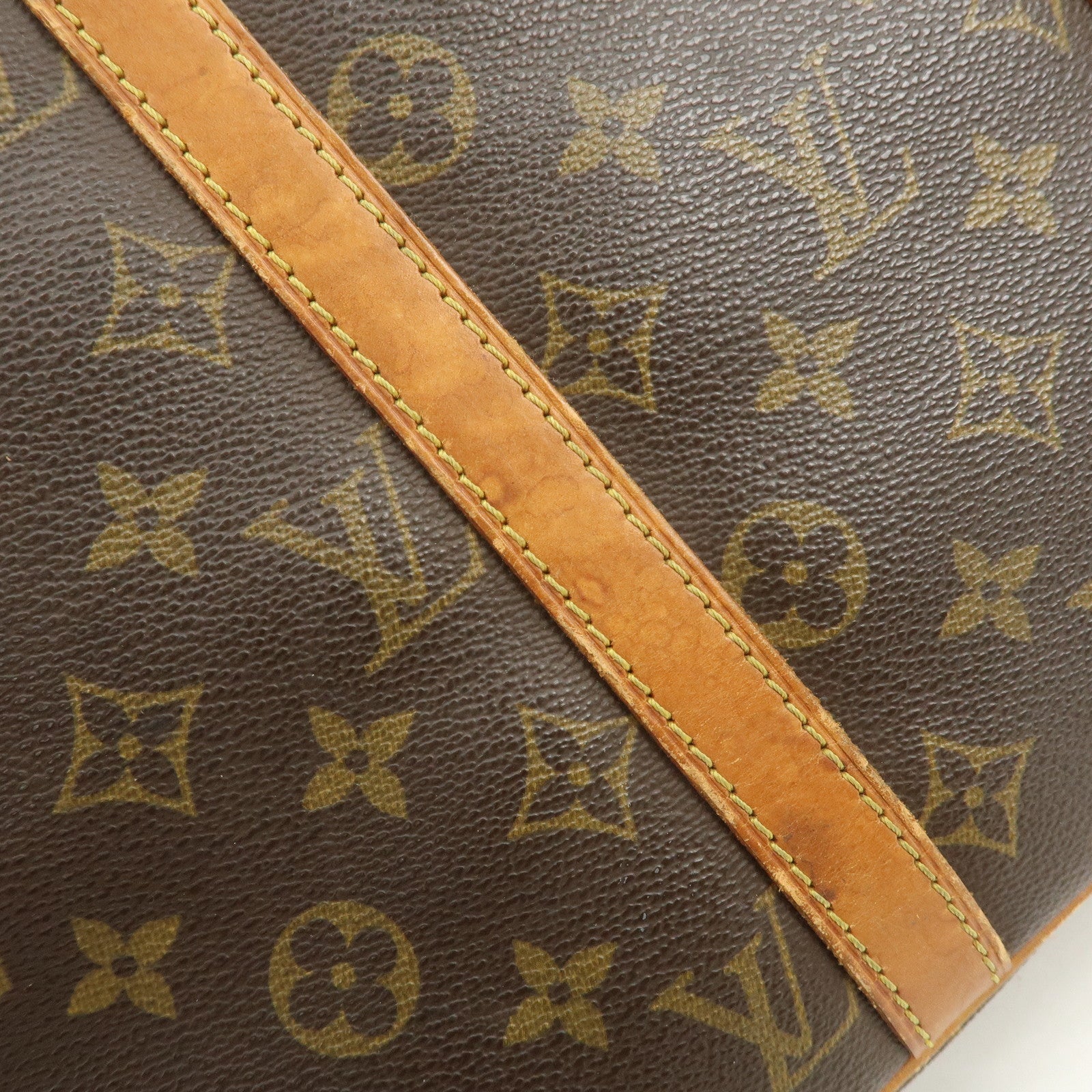 Louis Vuitton Monogram Porte Documents Voyage Bag Brown M53361