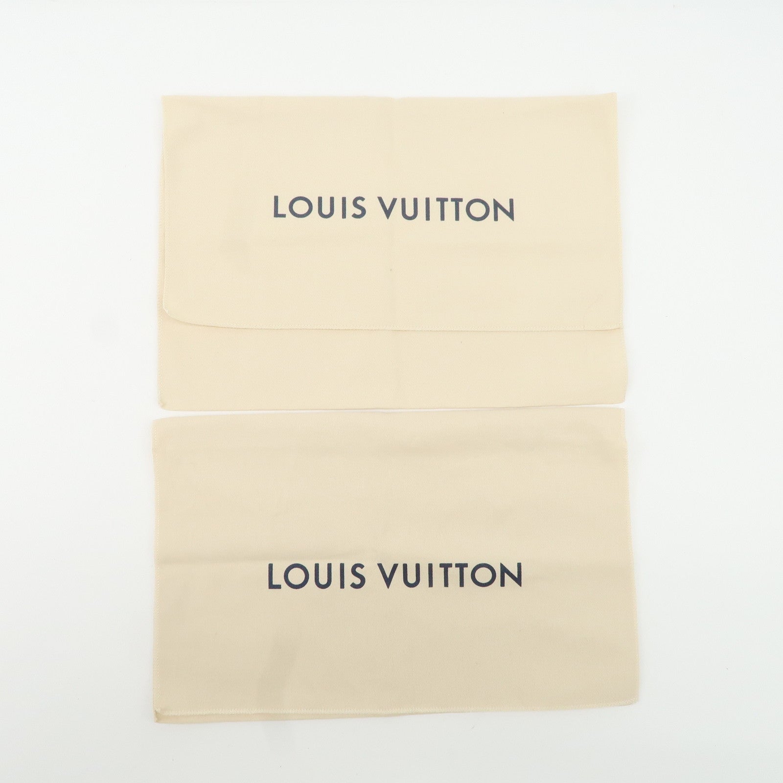 Louis Vuitton Set Of 10 Dust Bag Flap Style Beige Used