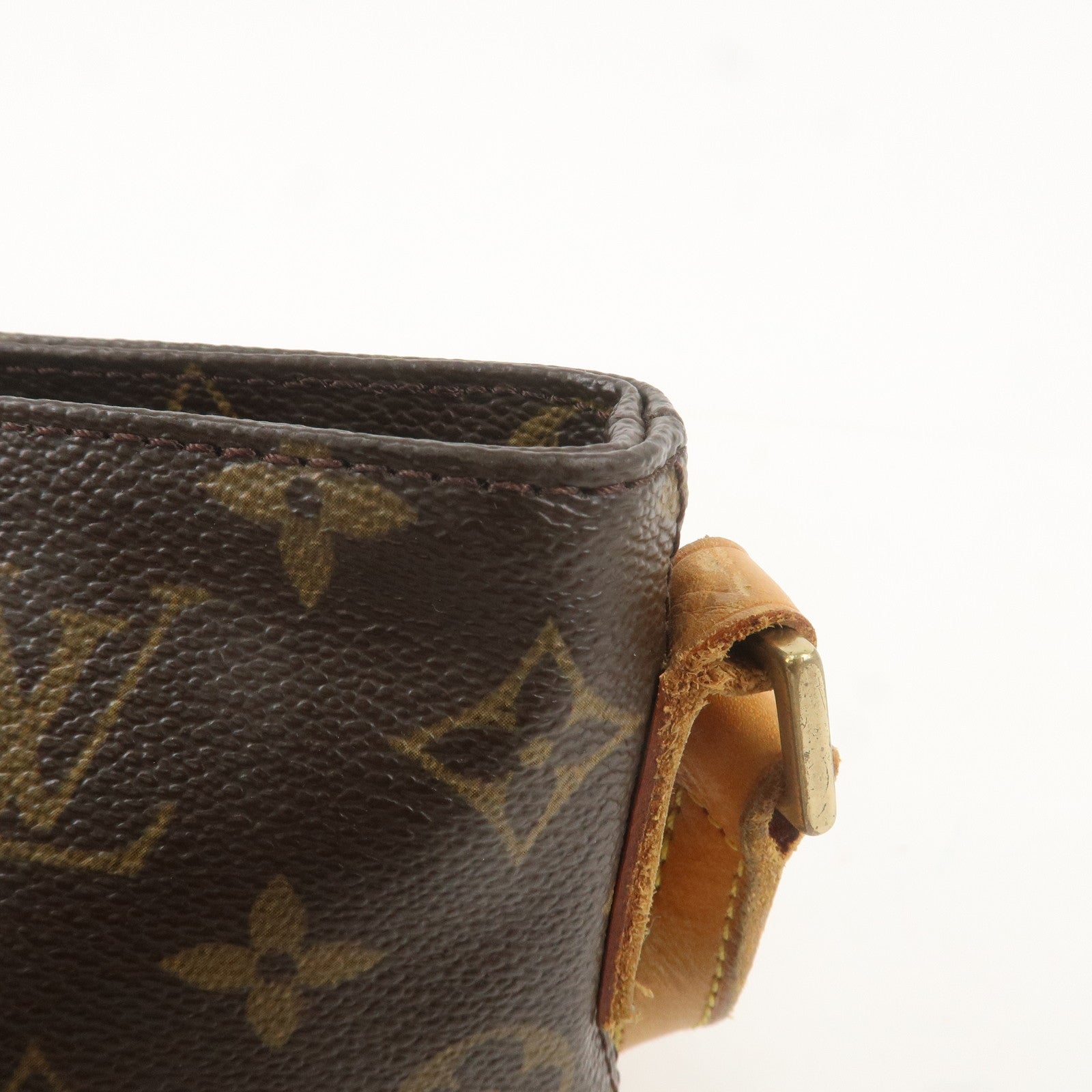 Louis Vuitton Monogram Trotteur Shoulder Bag Brown M51240