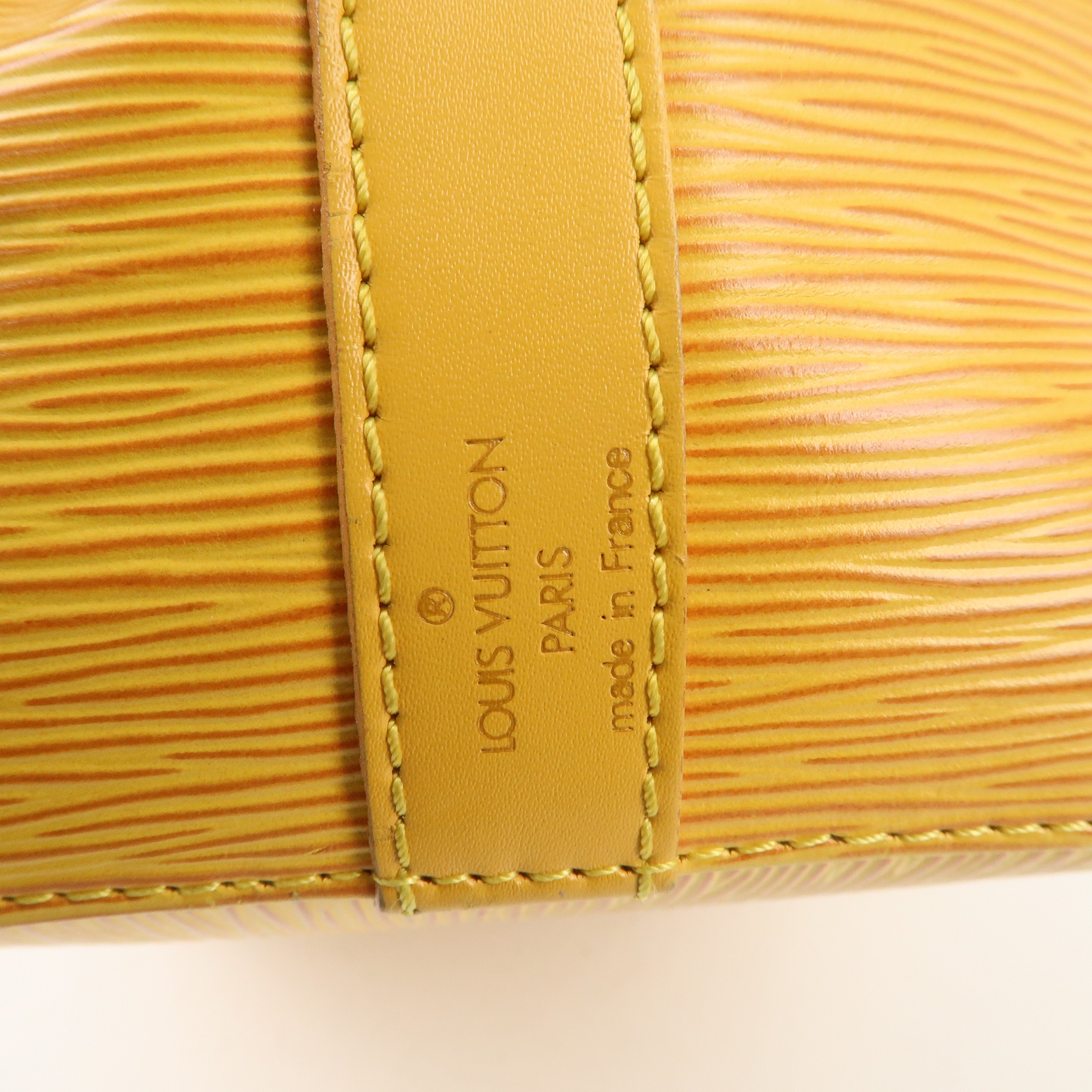 Louis Vuitton Epi Leather Noe Shoulder Bag Tassili Yellow M44009