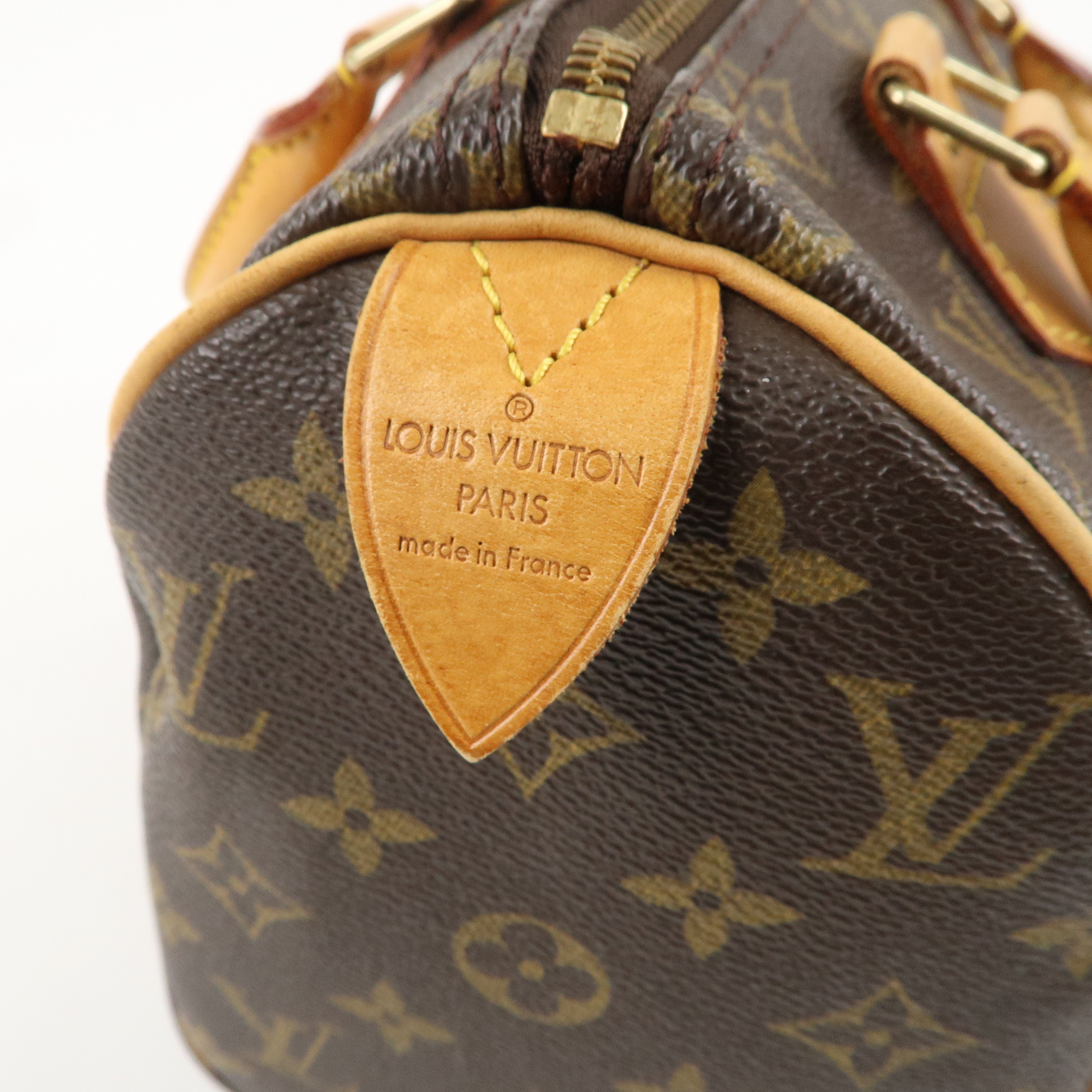 Louis Vuitton Monogram Speedy 25 Hand Bag Boston Bag M41528