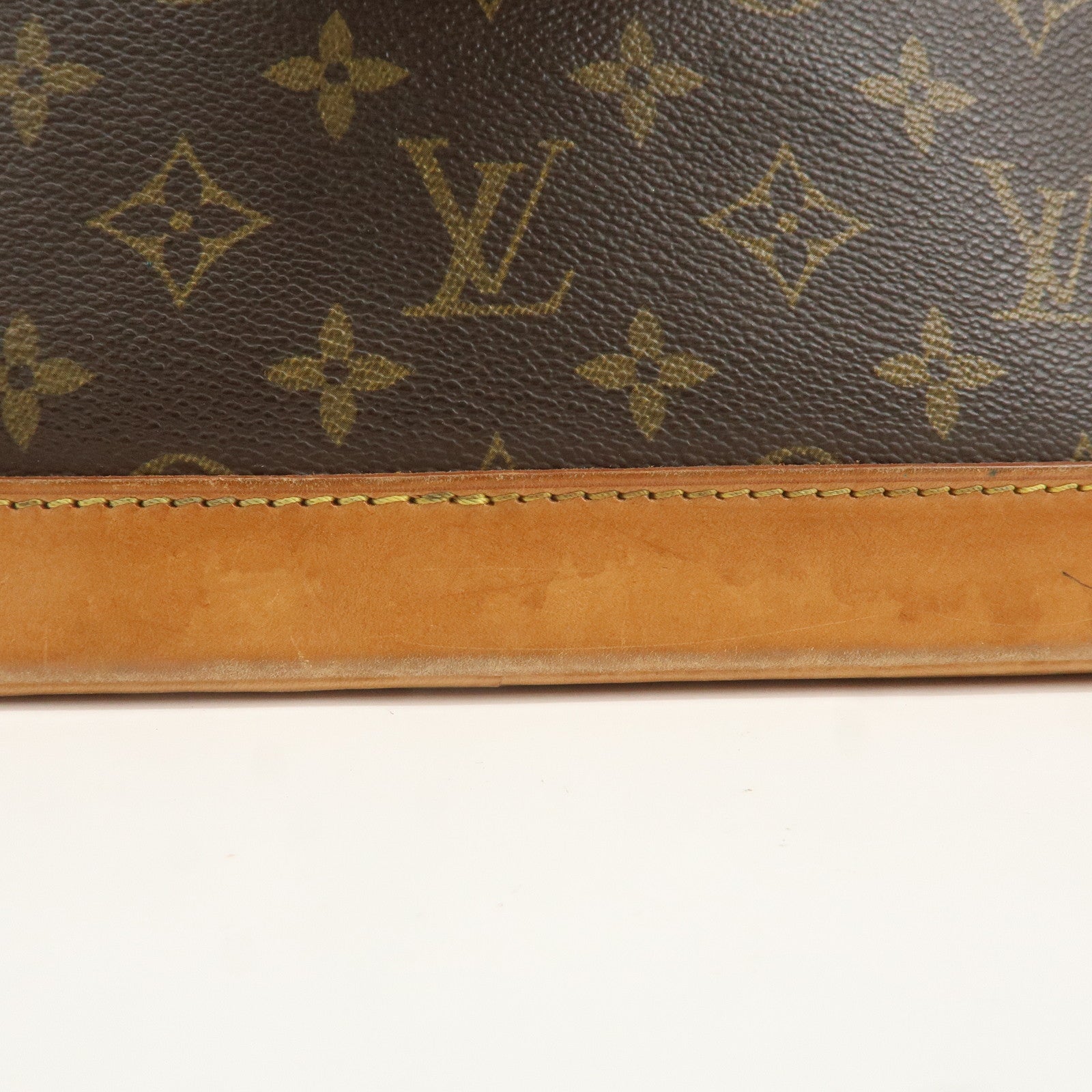 Louis Vuitton Monogram Alma Hand Bag Brown M51130