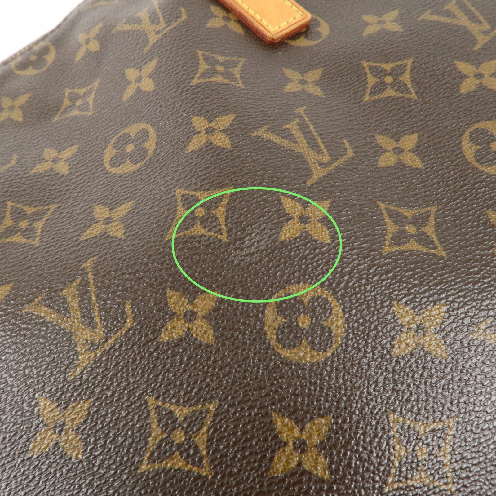 Louis Vuitton Monogram Cabas Mezzo Tote Bag Brown M51151