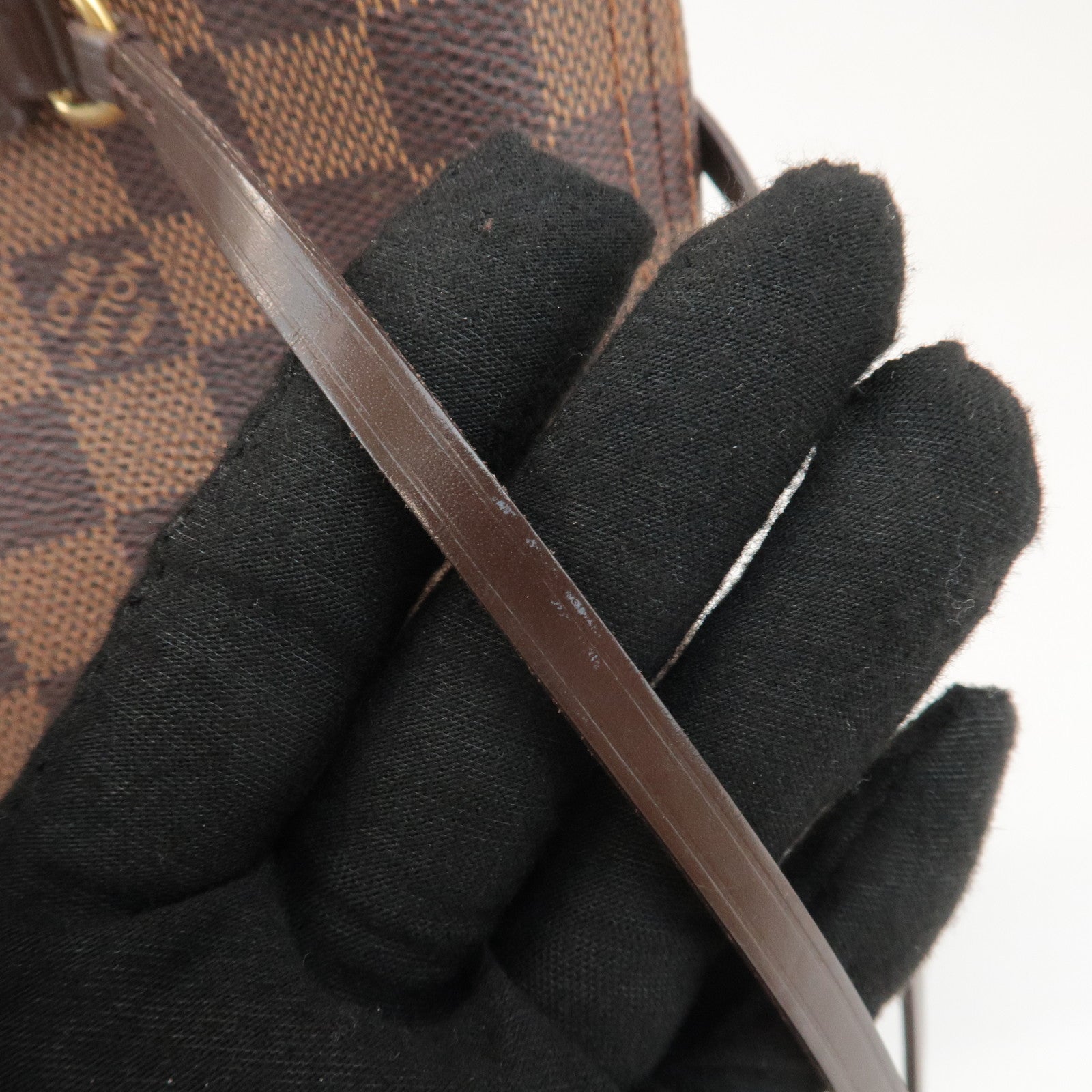 Louis Vuitton Damier Neverfull MM Tote Bag Hand Bag Brown N51105