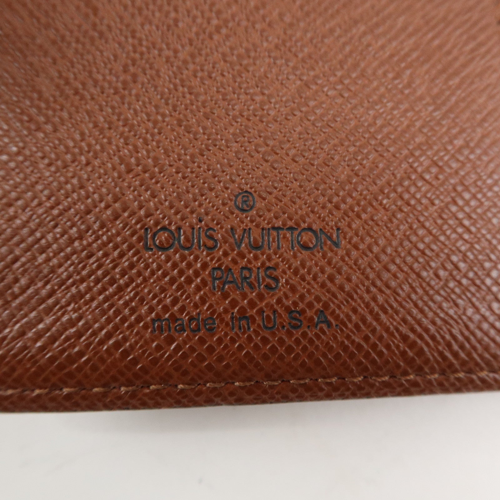 Louis Vuitton Monogram Agenda PM Planner Cover Brown R20005 Used