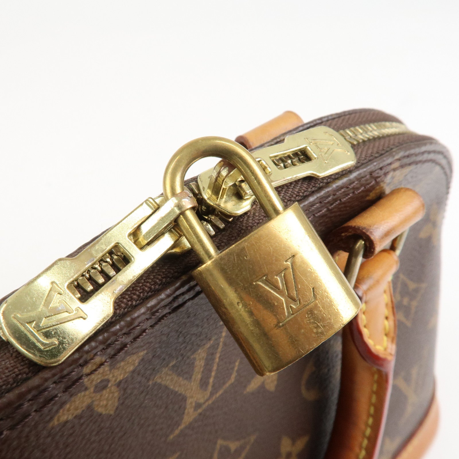 Louis Vuitton Monogram Alma BB 2 Way Hand Bag M53152 Used