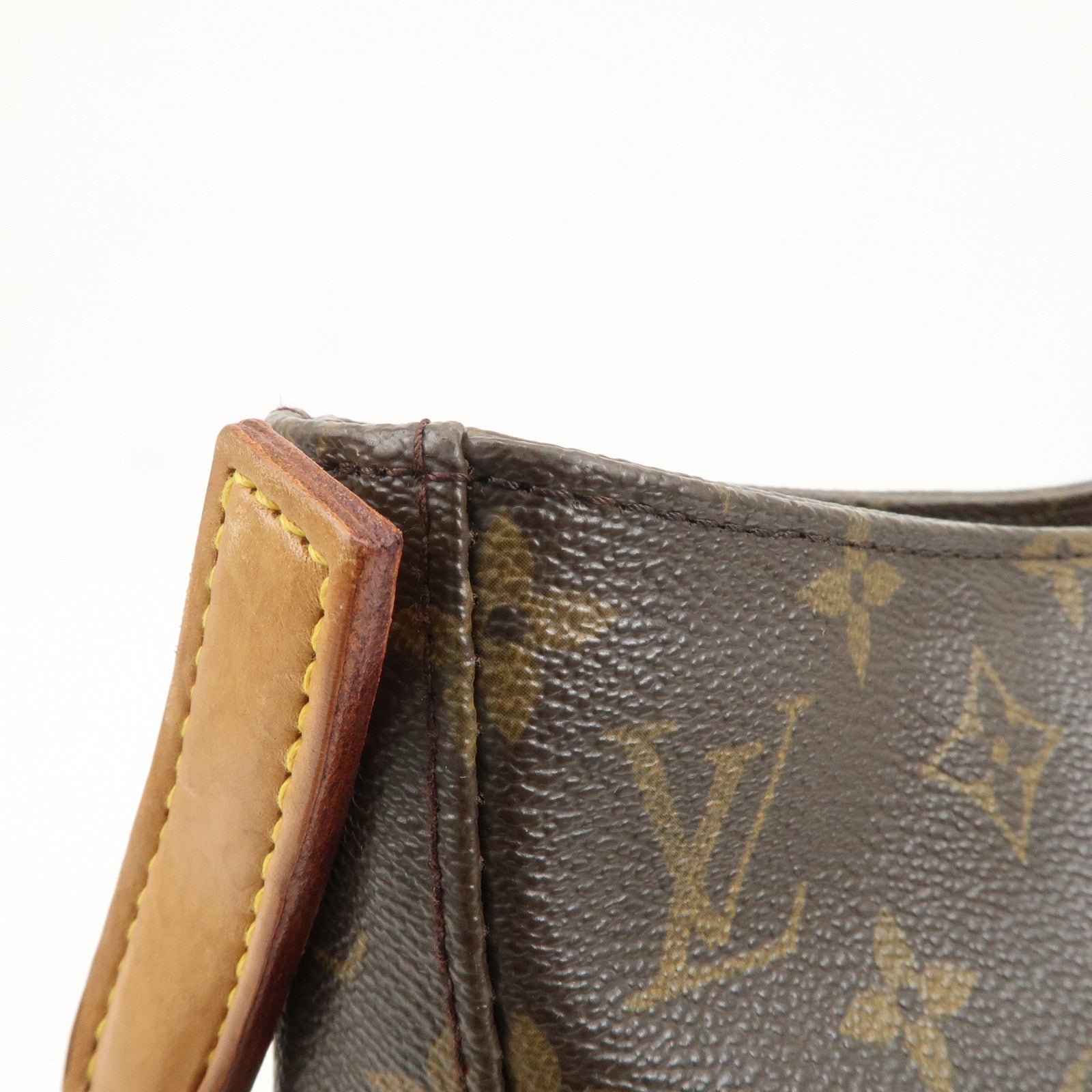 Louis Vuitton Monogram Looping GM Shoulder Bag Brown M51145 Used