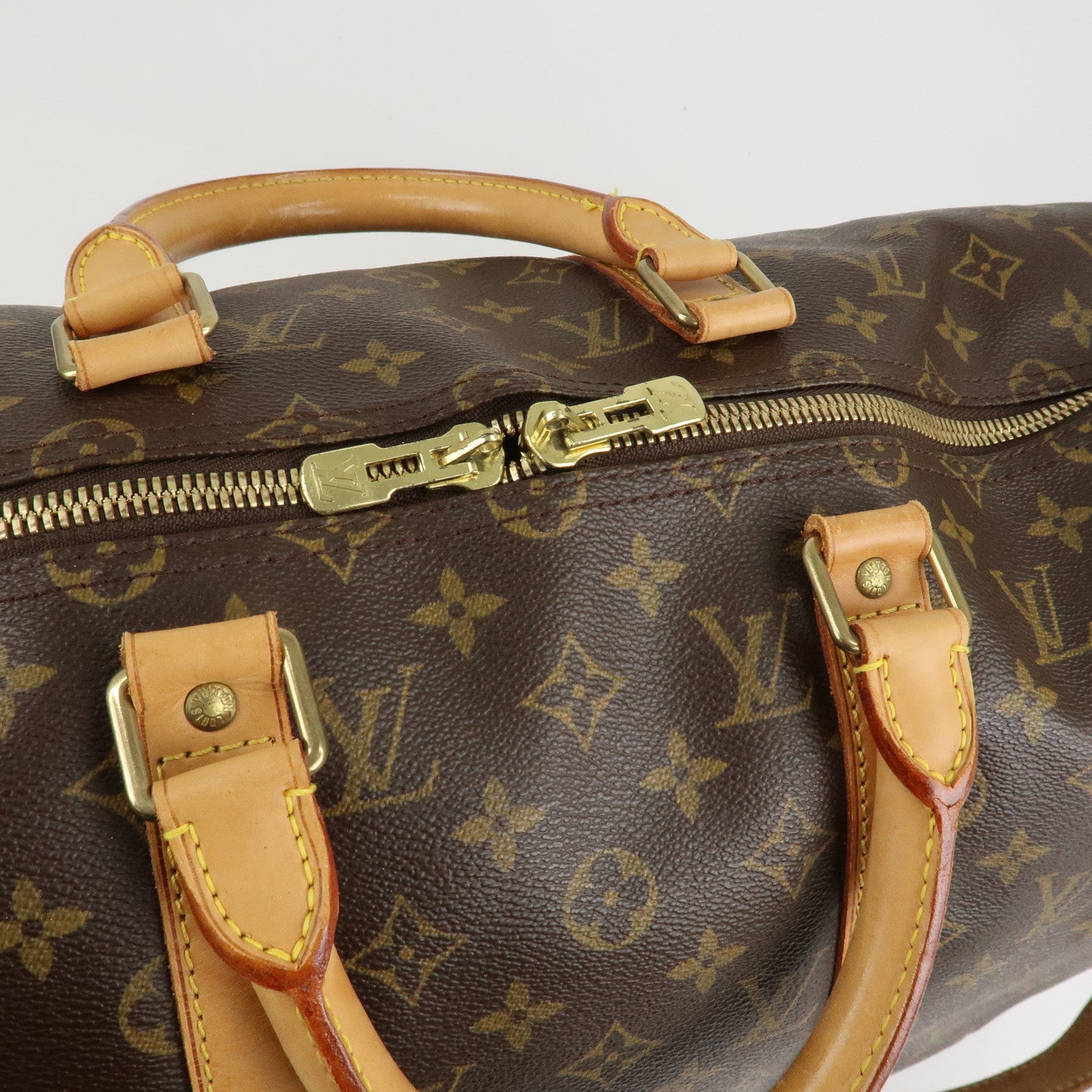 Louis Vuitton Monogram Keep All Bandouliere 50 Boston Bag M41416 Used