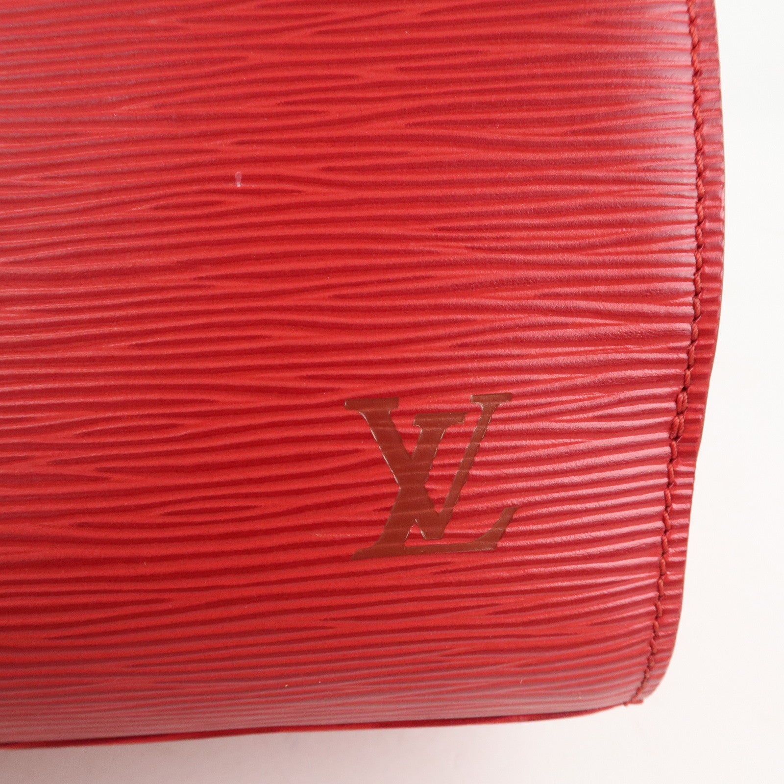 Louis Vuitton Epi Pont Neuf Hand Bag Castilian Red M52057