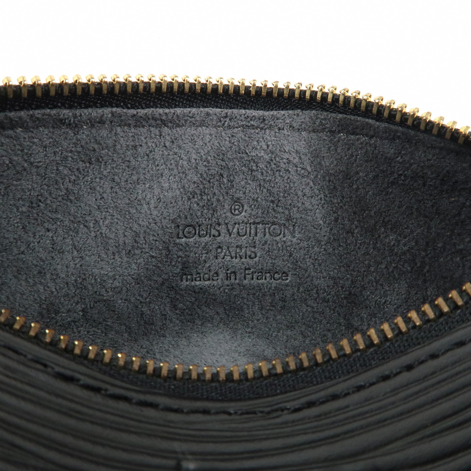 Louis Vuitton Epi Soufflot Pouch For Soufflot Bag Noir