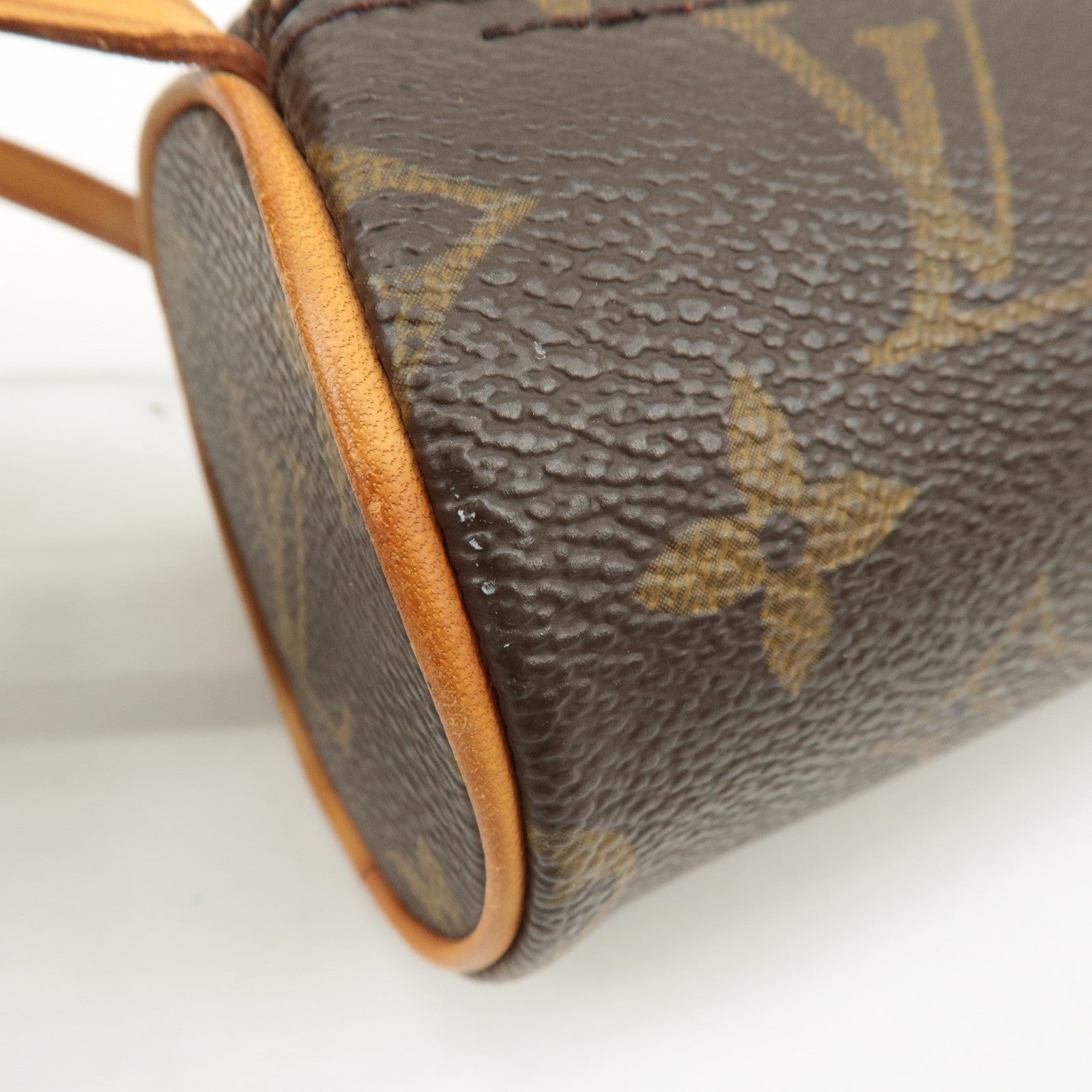 Louis Vuitton Monogram Mini Pouch for Papillon Bag Brown Used