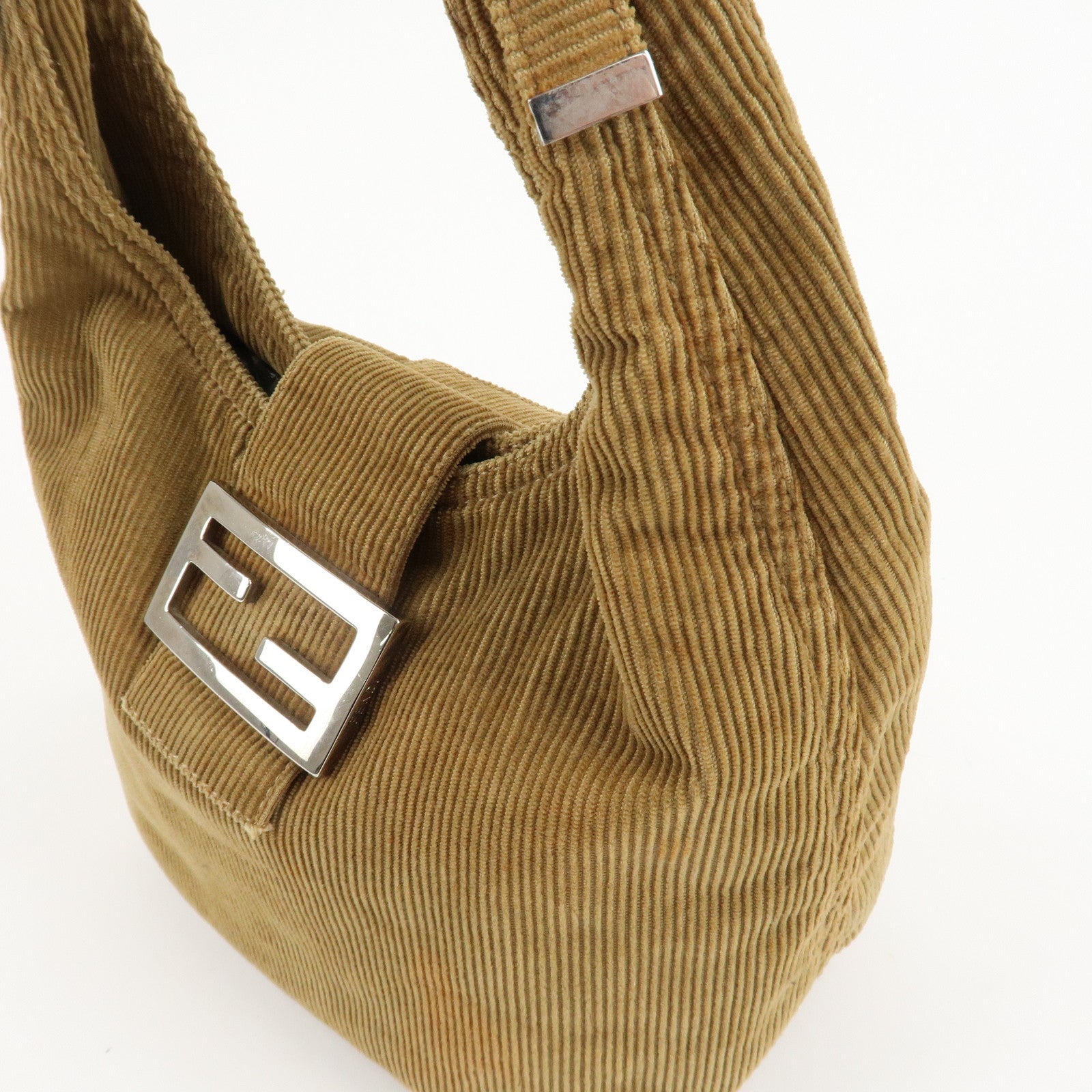 FENDI Corduroy Shoulder Bag 20686