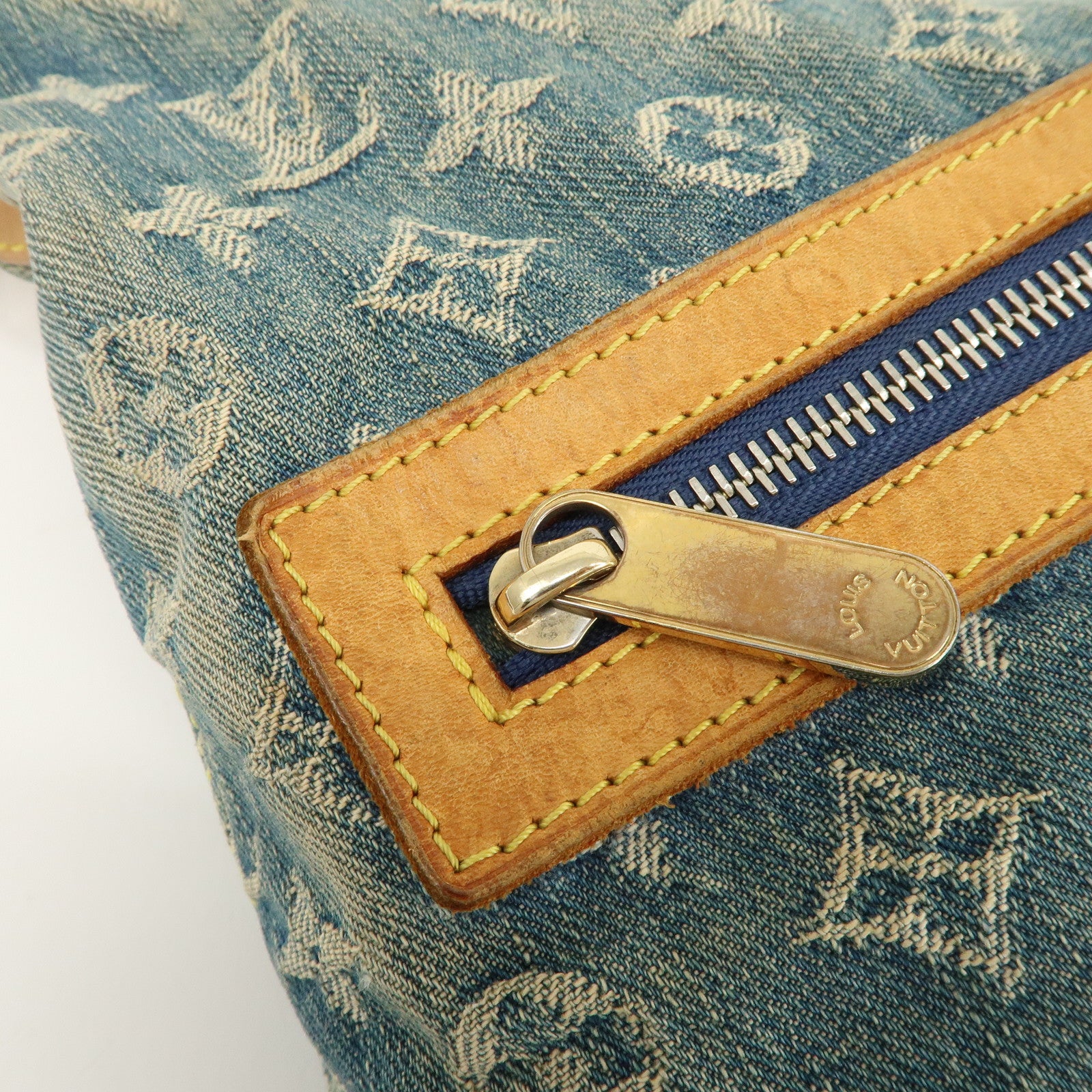 Louis Vuitton Monogram Denim Baggy GM Shoulder Bag M95048