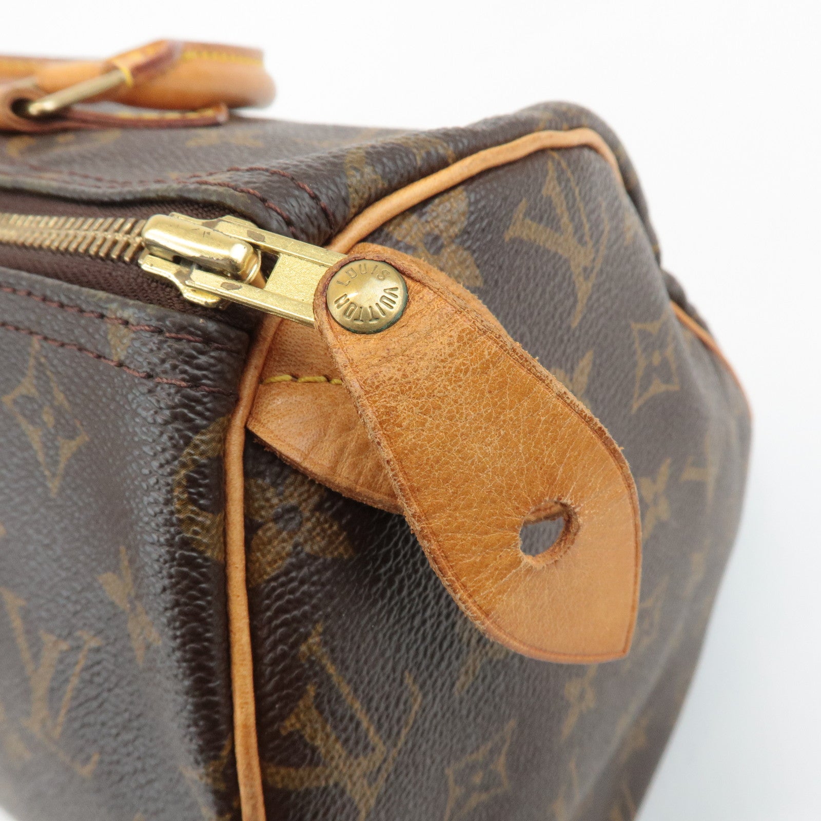 Louis Vuitton Monogram Speedy 30 Hand Bag Boston Bag M41526 Used