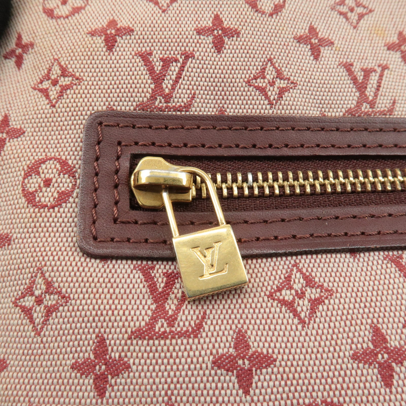 Louis Vuitton Monogram Mini Lucille PM Hand Bag Cerise M92678