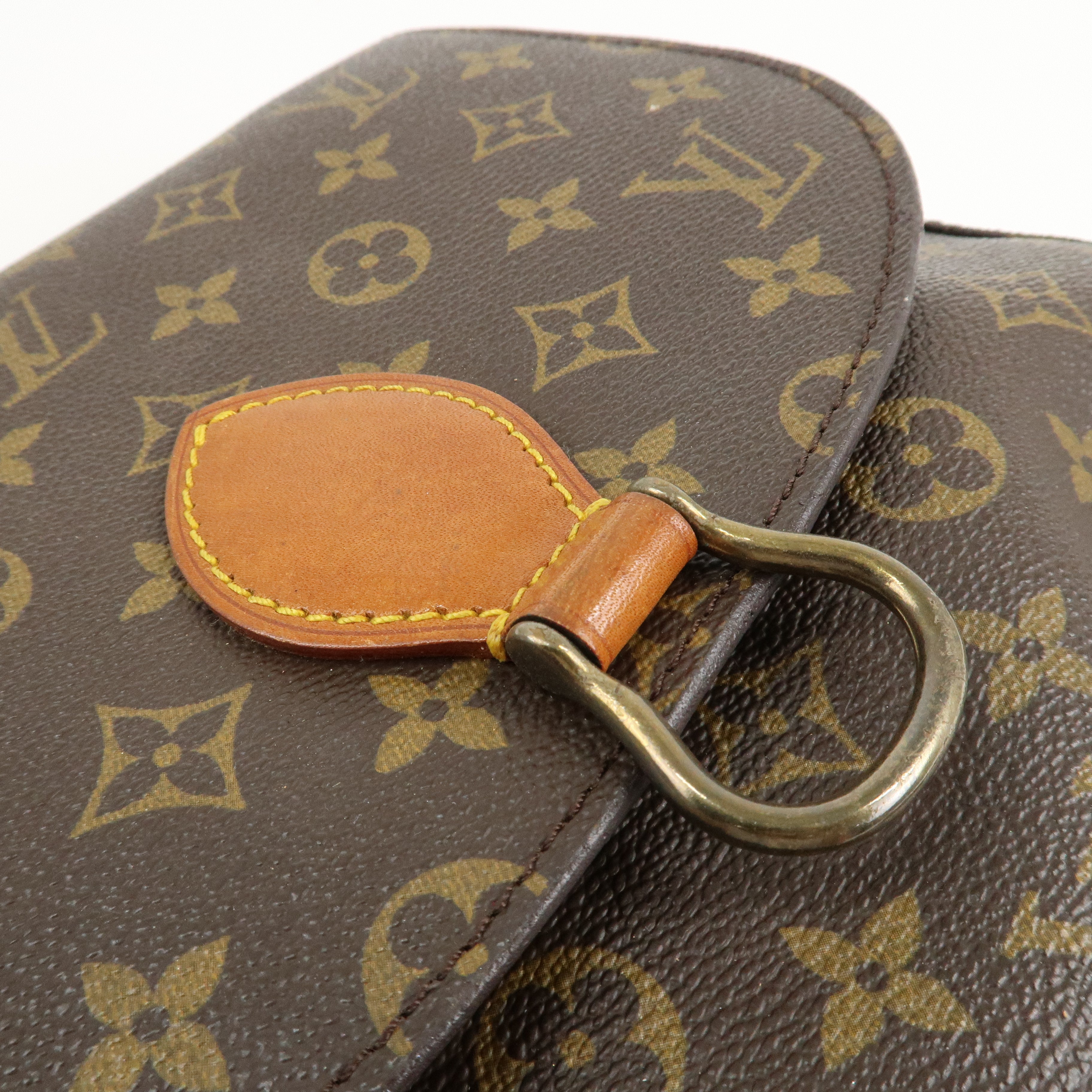 Louis Vuitton Monogram Saint Cloud GM Shoulder Bag Brown M51242 Used