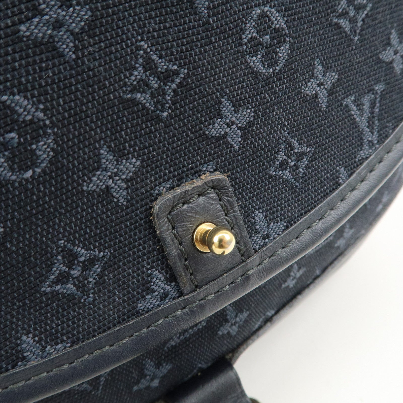 Louis Vuitton Monogram Mini Marjorie Shoulder Bag Blue M92692 Used