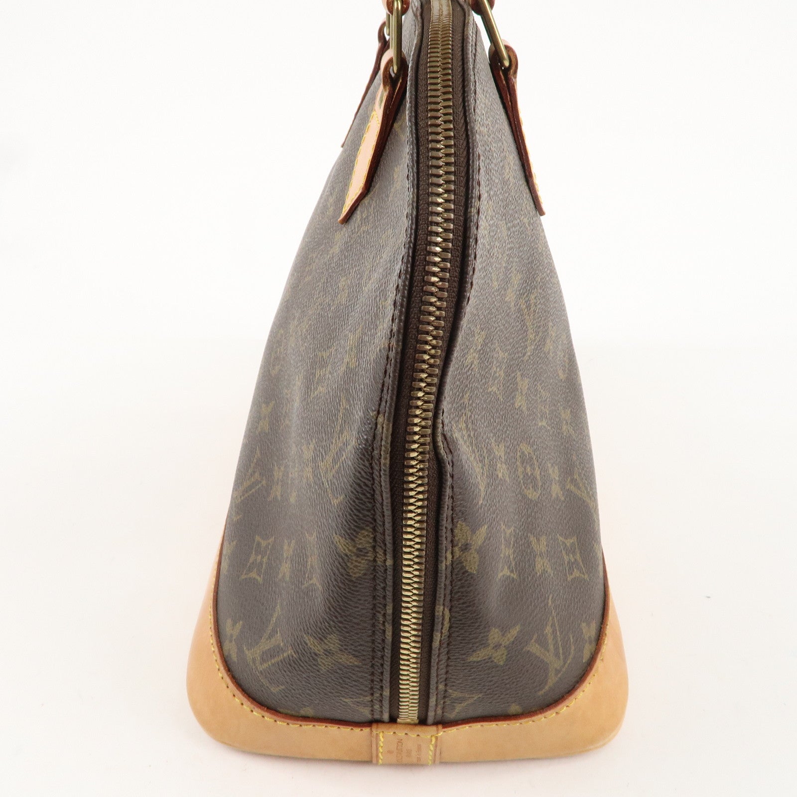 Louis Vuitton Monogram Alma Hand Bag Brown M51130