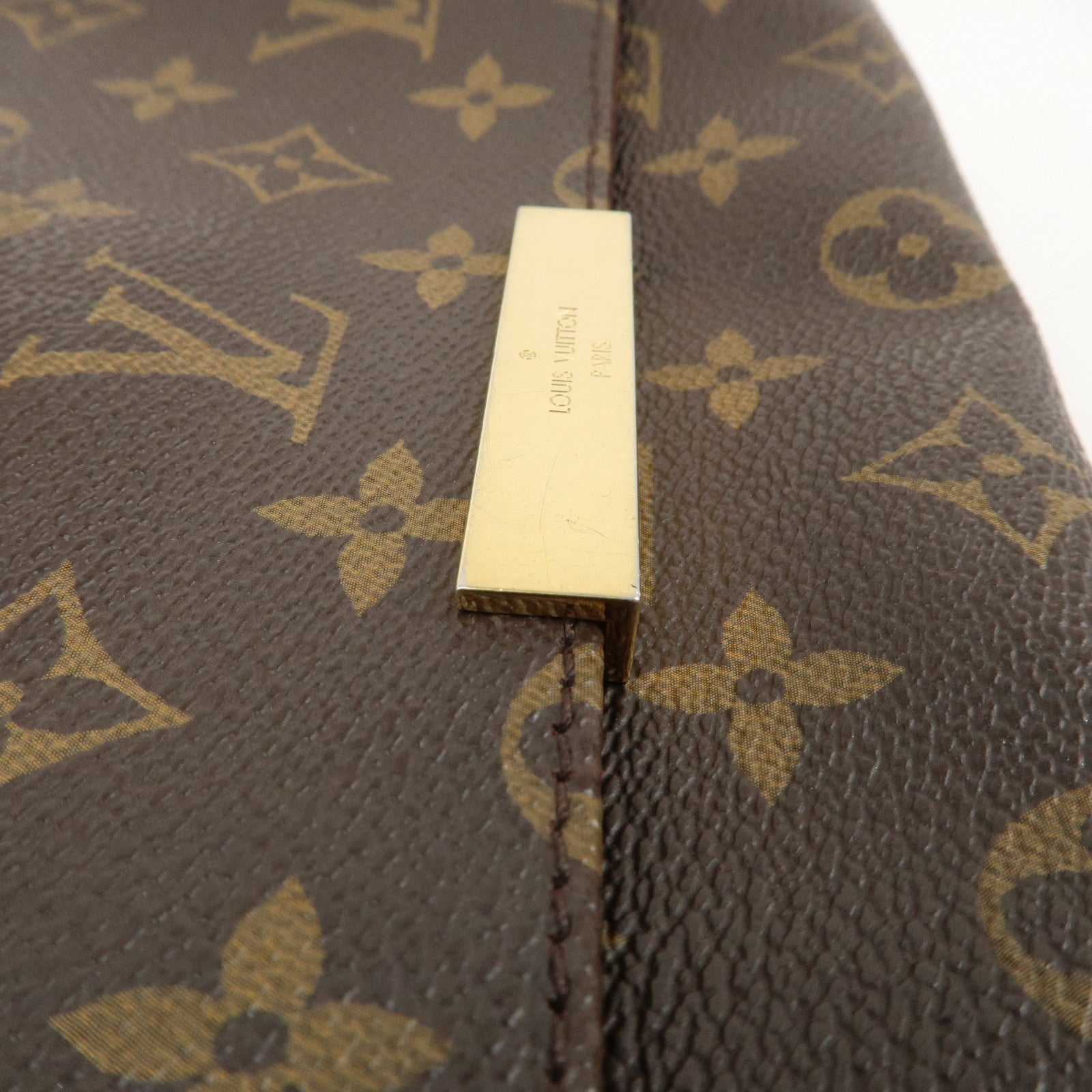 Louis Vuitton Monogram Favorite MM Hand Bag Brown M40718