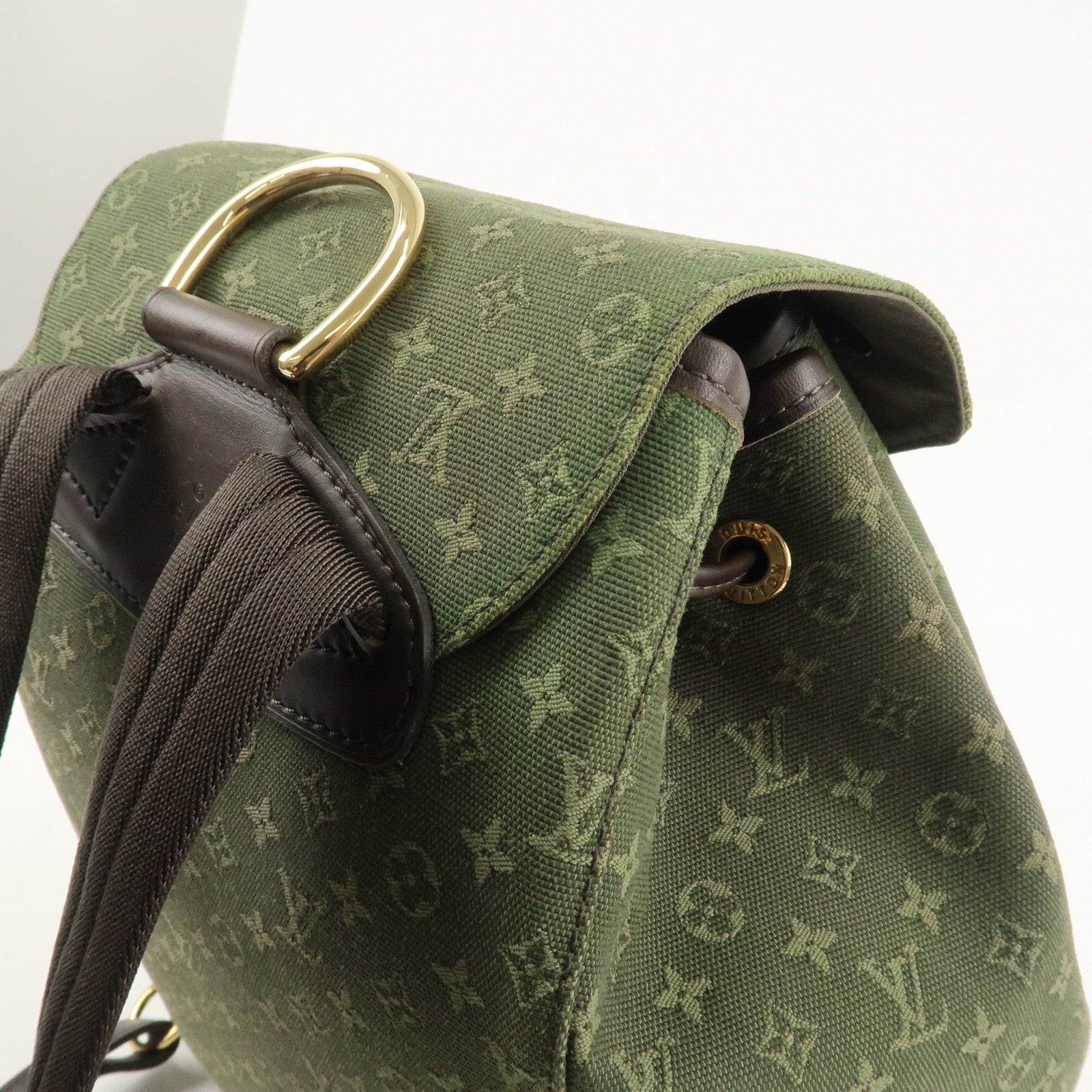 Louis Vuitton Monogram Mini Montsouris GM Backpack Khaki M92456