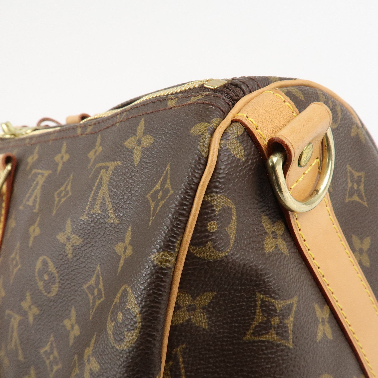 Louis Vuitton Monogram Keep All Bandouliere 50 Boston Bag M41416