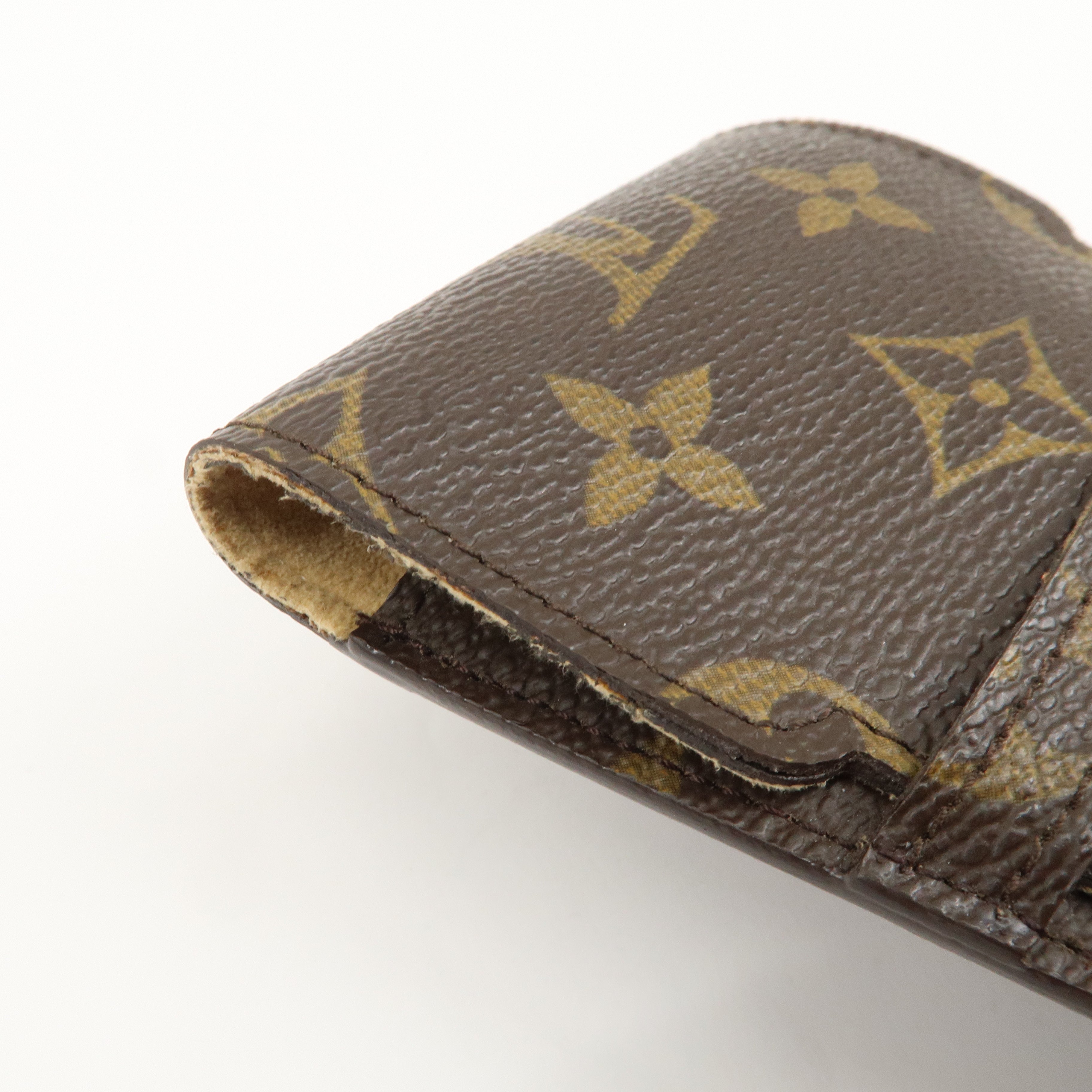 Louis Vuitton Monogram Set of 2 etui a lunettes lavel Glasses Case