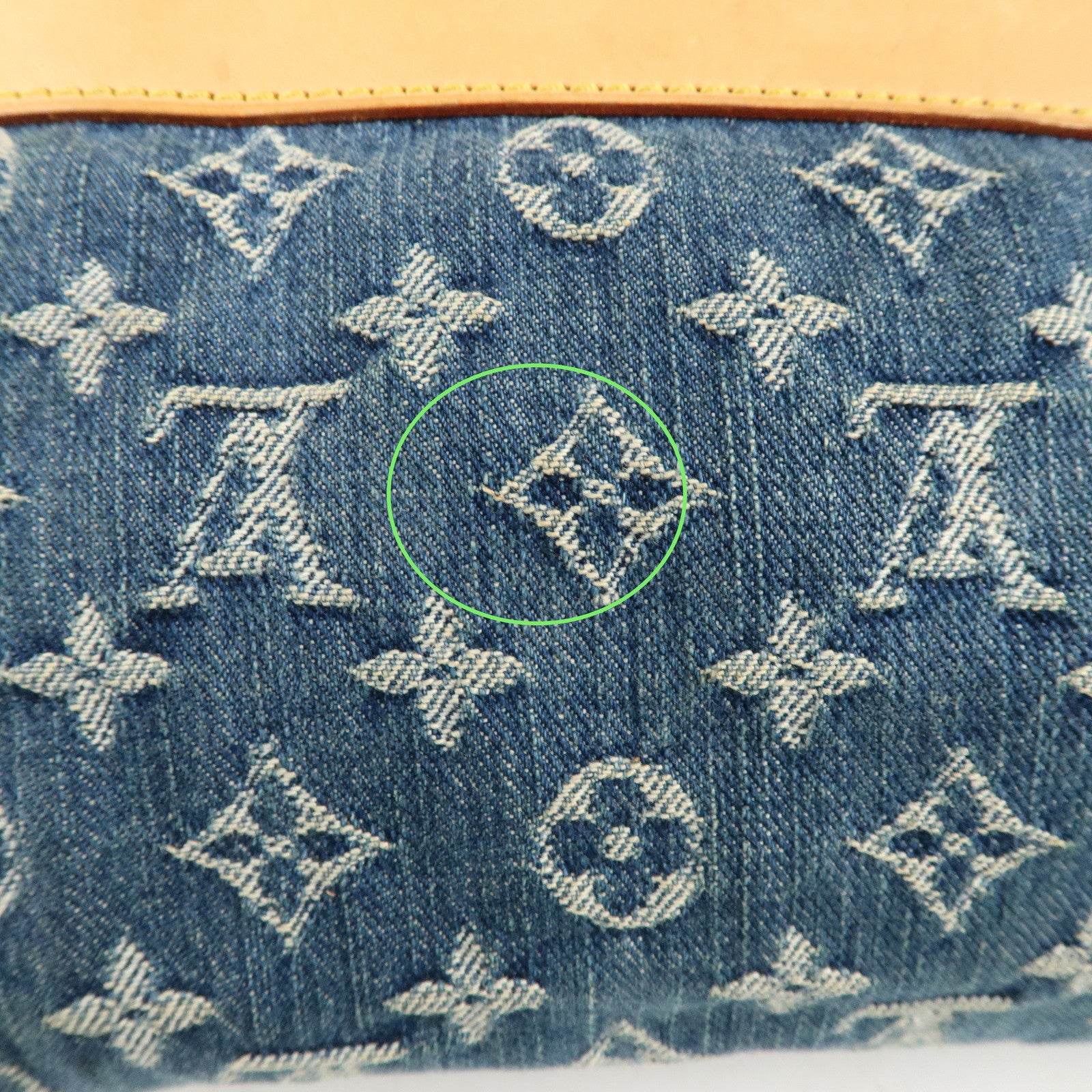 Louis Vuitton Monogram Denim Neo Speedy Boston Bag Blue M95019