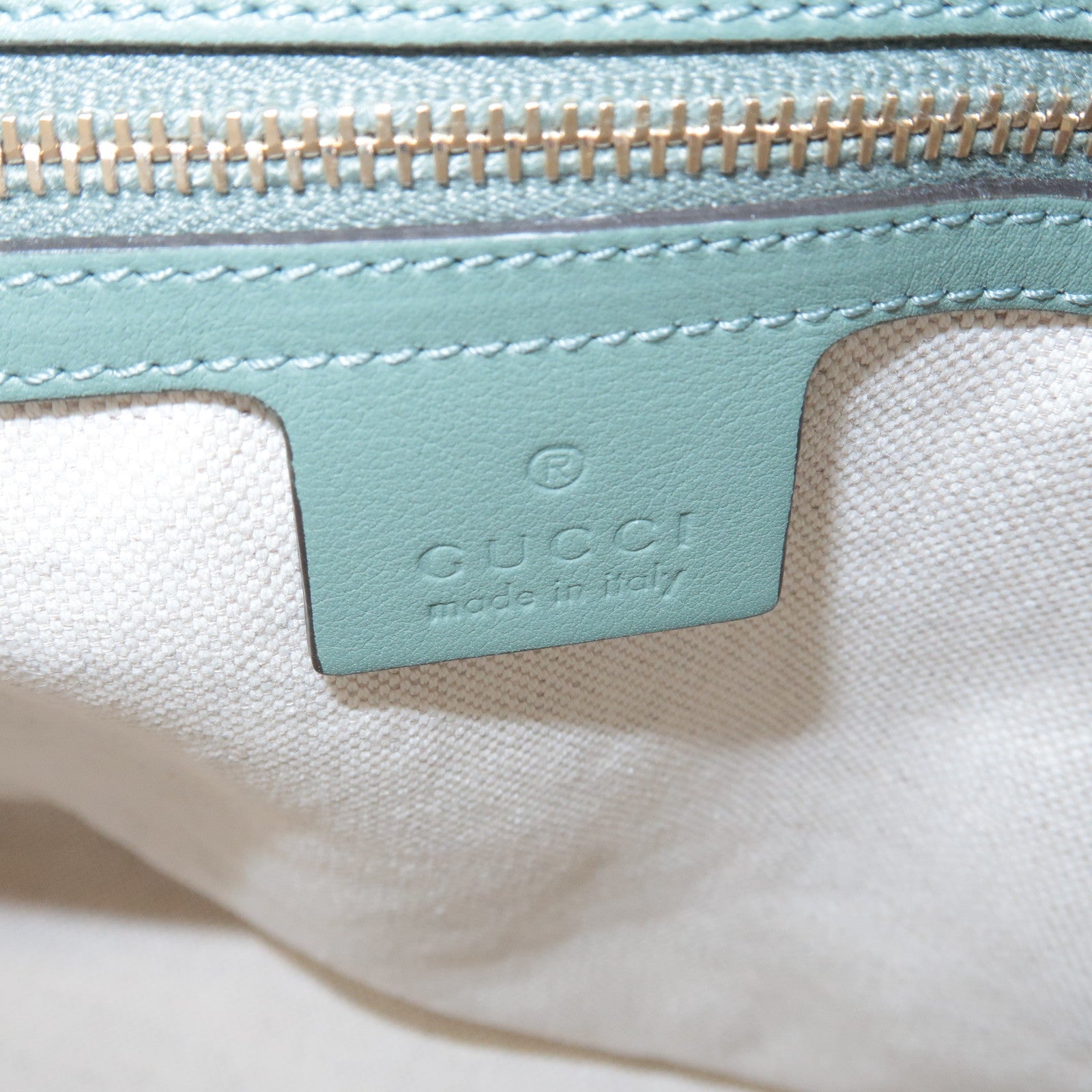 GUCCI Micro Guccissima Enamel Leather 2Way Bag 309617