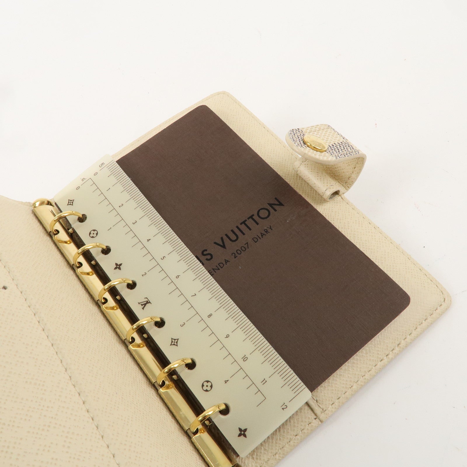 Louis Vuitton Damier Azur Agenda PM Planner Cover R20706