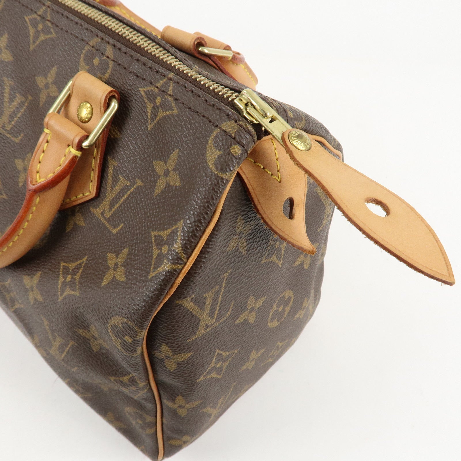 Louis Vuitton Monogram Speedy 25 Hand Bag Boston Bag M41528 Used