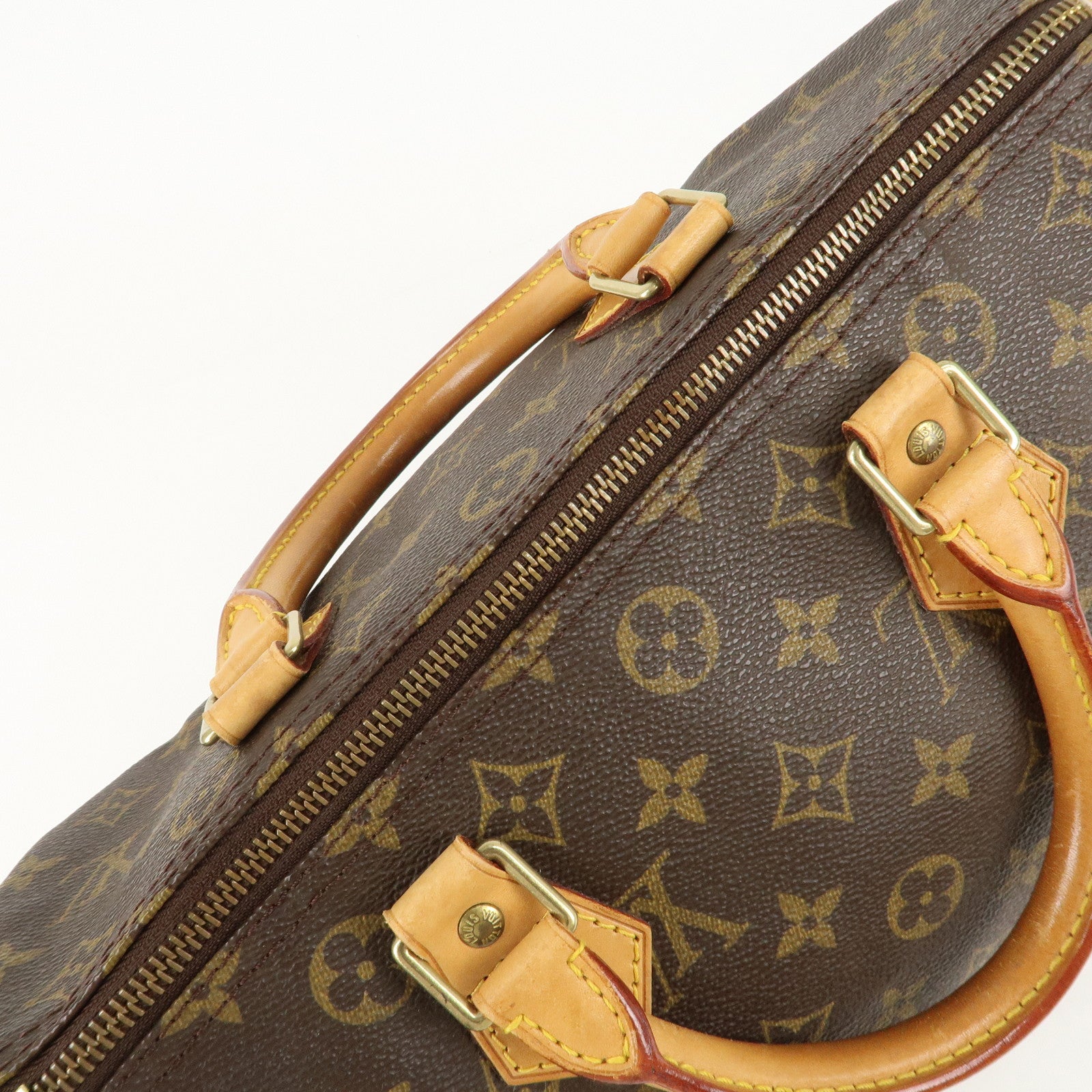 Louis Vuitton Monogram Speedy 30 Hand Bag Boston Bag M41526 Used