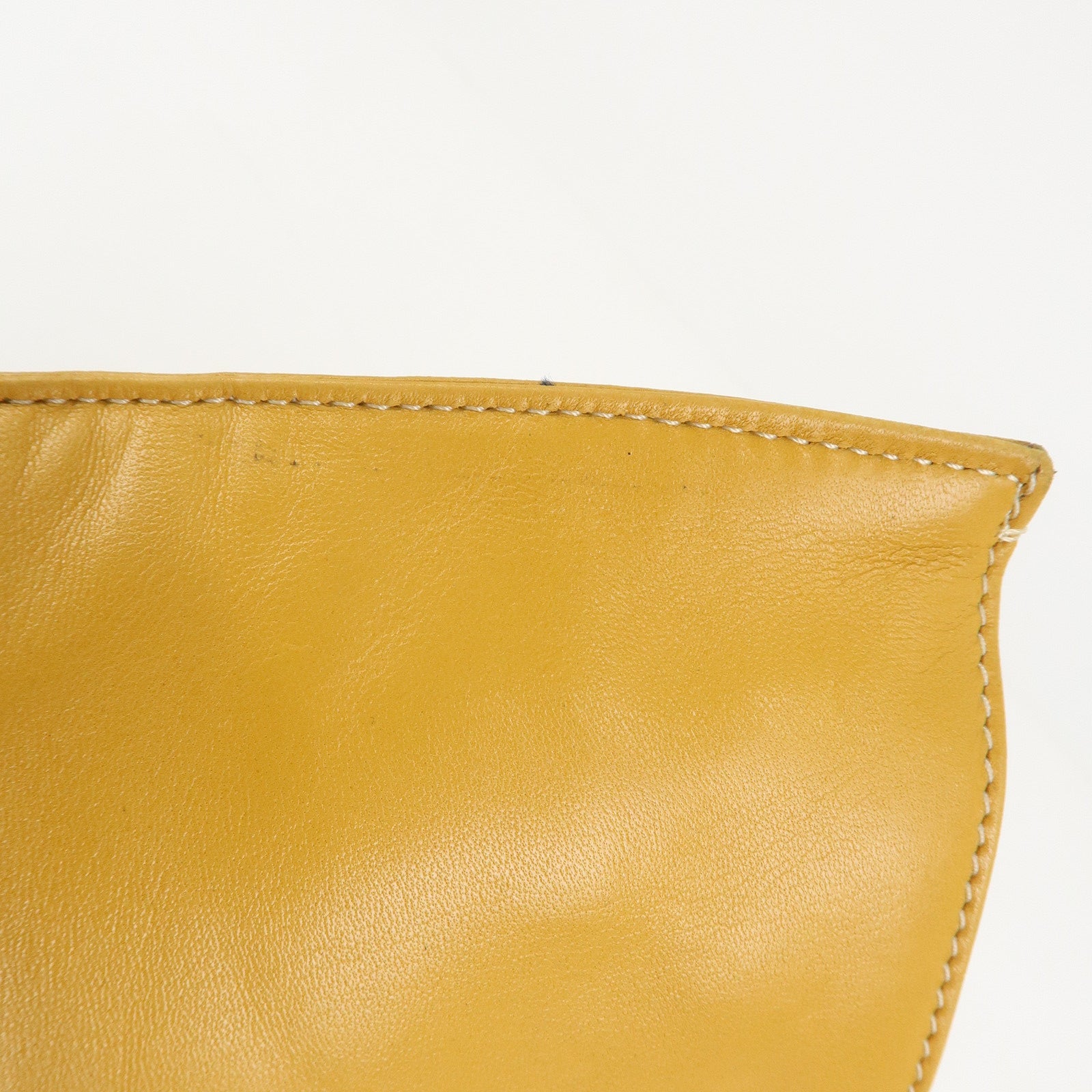 LOEWE Anagram Nappa Aire Leather Tote Bag Shoulder Bag Yellow