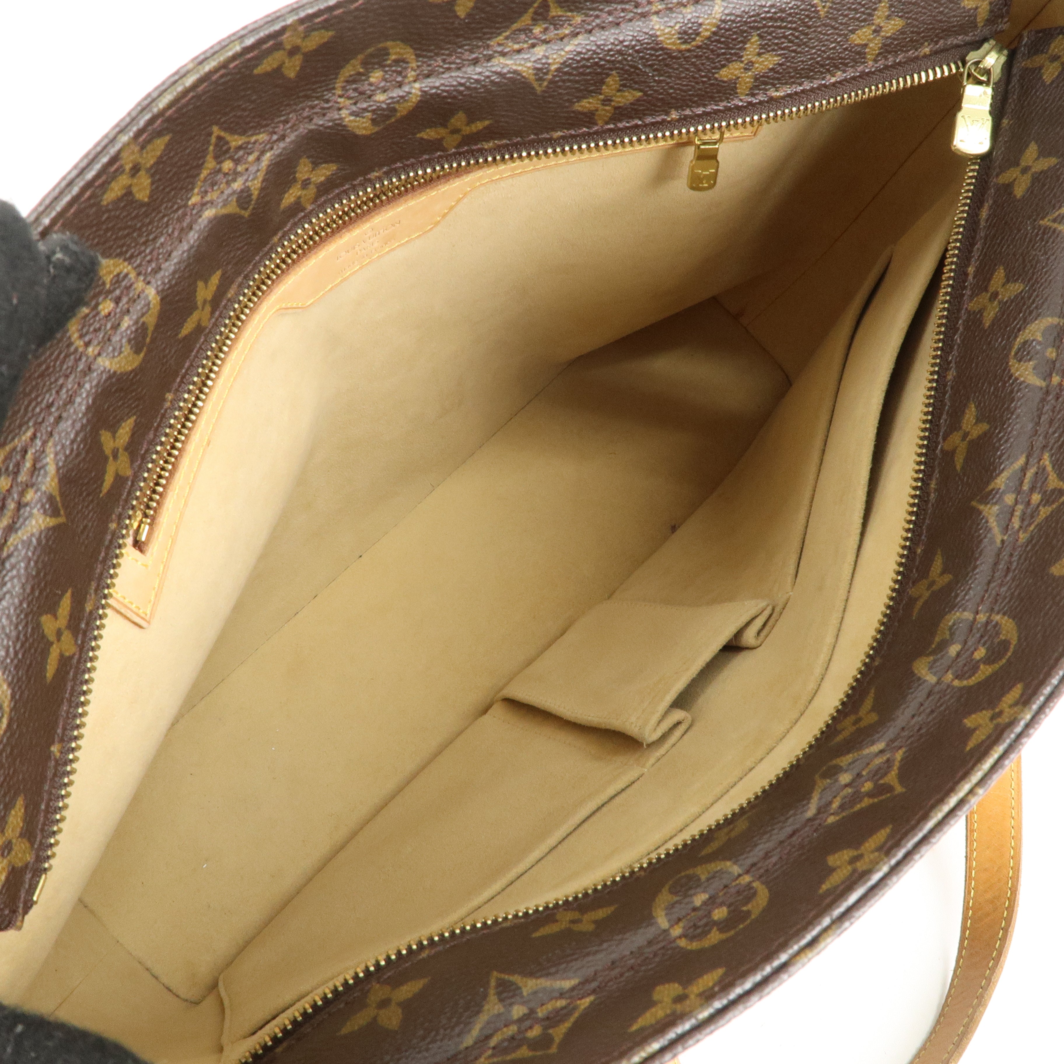 Louis Vuitton Monogram Luco Tote Bag Hand Bag Brown M51155