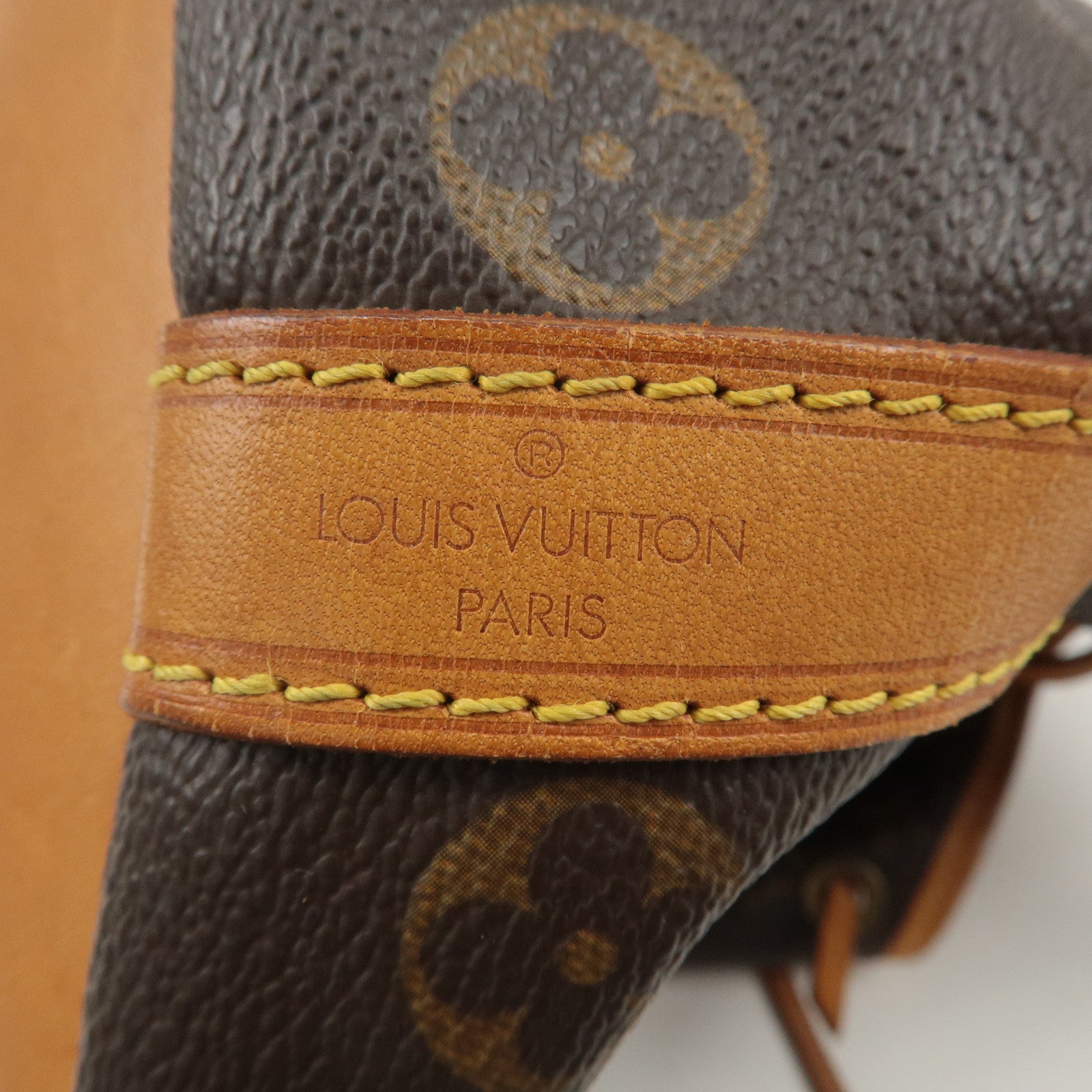 Louis Vuitton Monogram Petit Noe Shoulder Bag Brown M42226