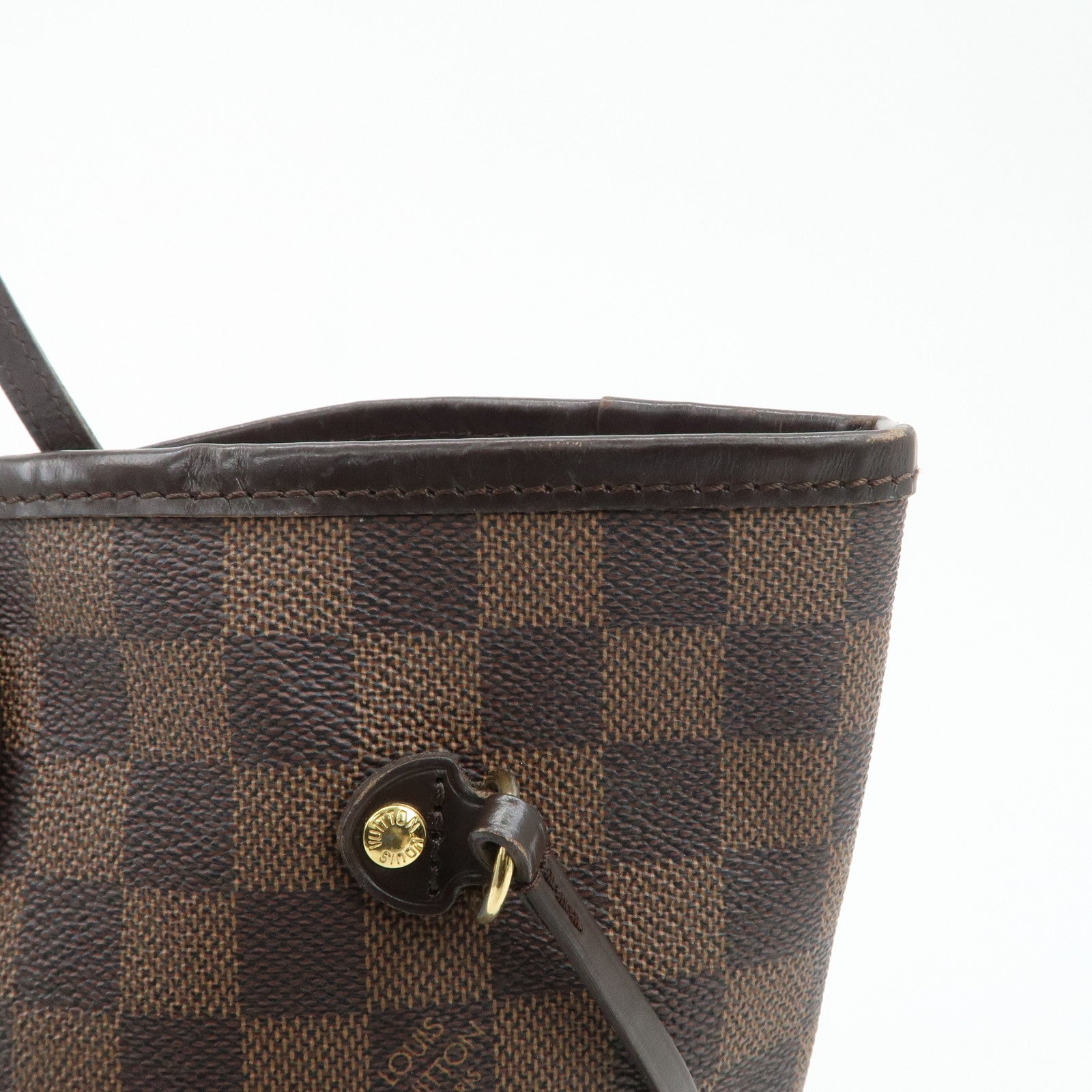 Louis Vuitton Damier Neverfull MM Tote Bag Shoulder Bag N51105 Used