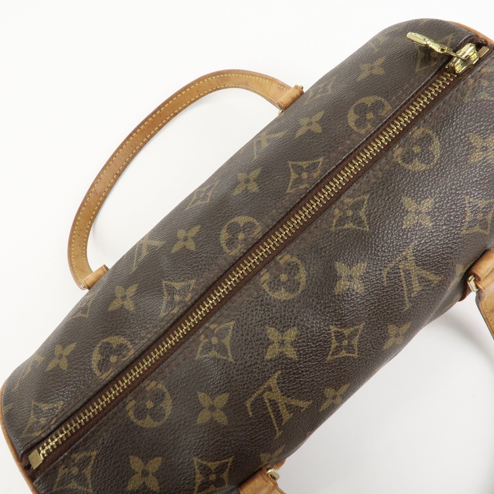 Louis Vuitton Monogram Papillon 26 Hand Bag Brown M51386 Used