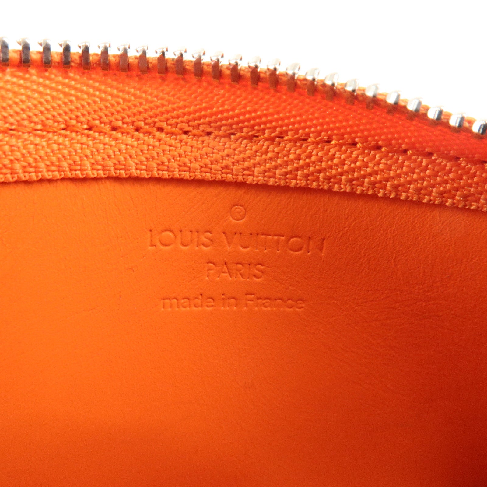 Louis Vuitton Aerogram Pochette Cles Coin Case Orange M81032