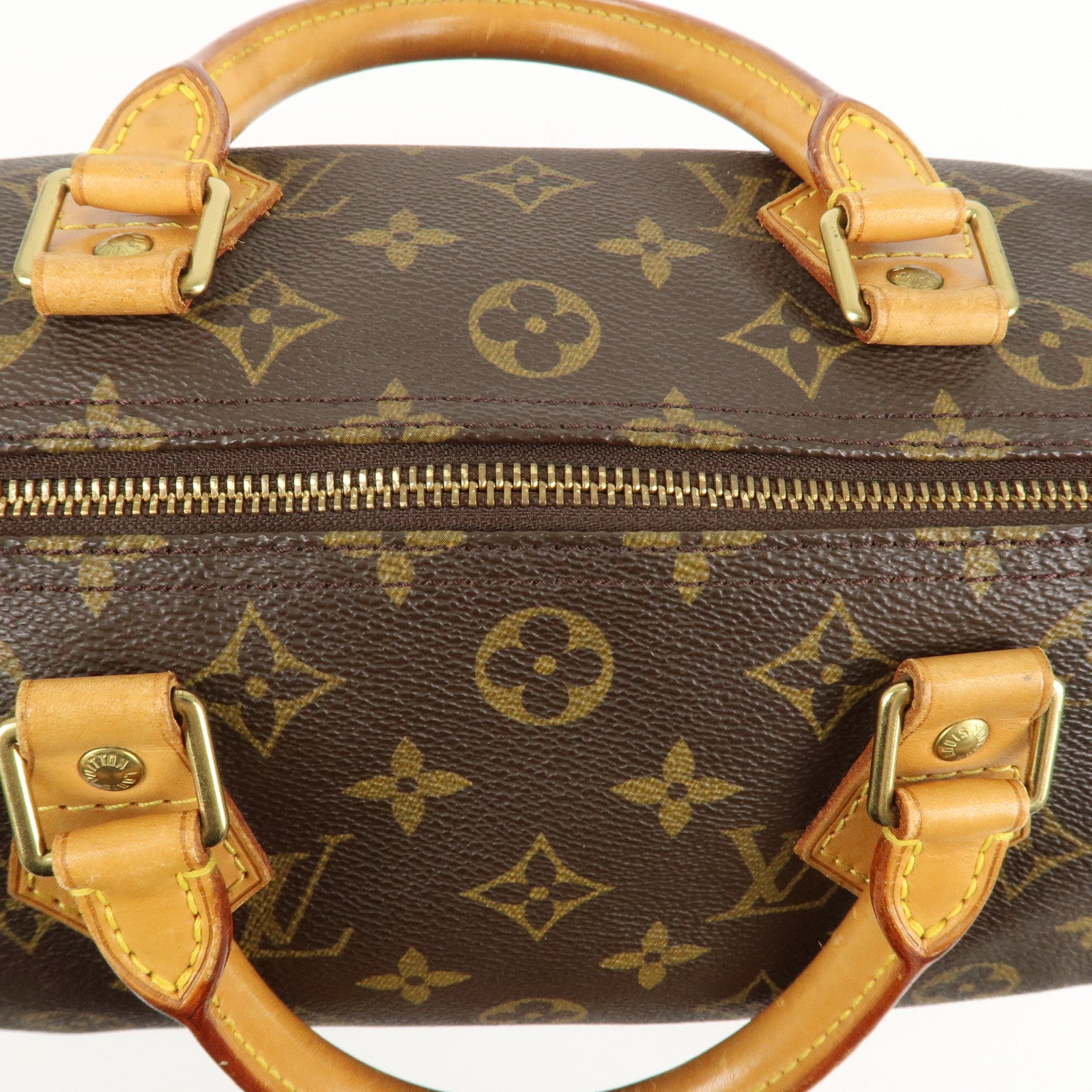 Louis Vuitton Monogram Speedy 30 Hand Bag Boston Bag M41526 Used