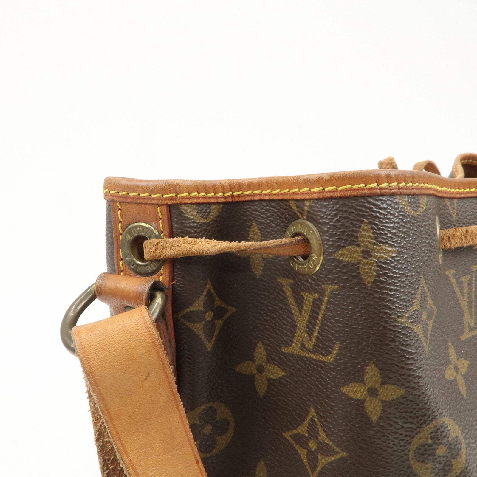 Louis Vuitton Monogram Petit Noe Shoulder Bag Brown M42226 Used