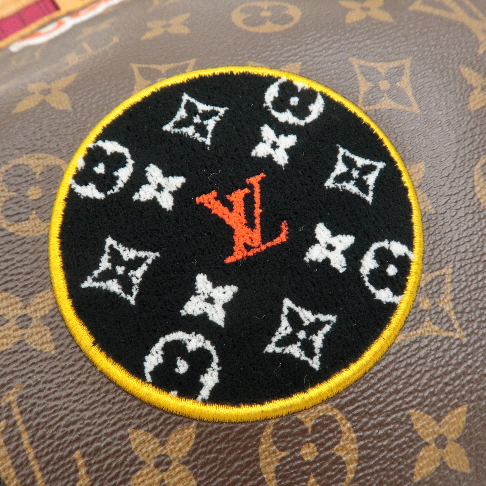 Louis Vuitton Monogram Patches Neverfull MM Tote Bag M43988