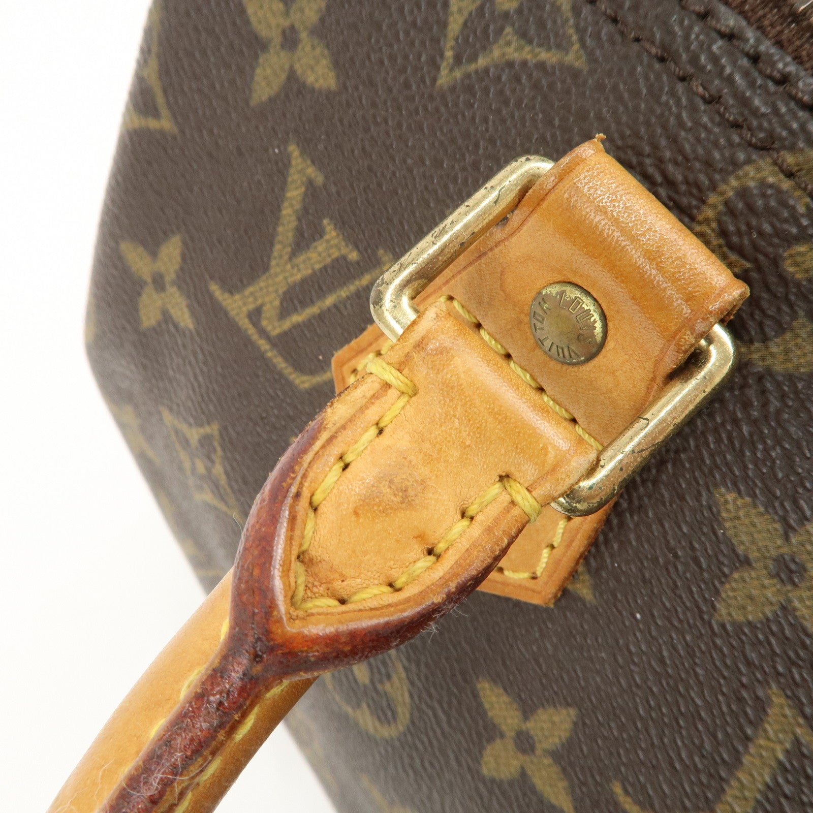 Louis Vuitton Monogram Speedy 25 Hand Bag Boston Bag M41528 Used