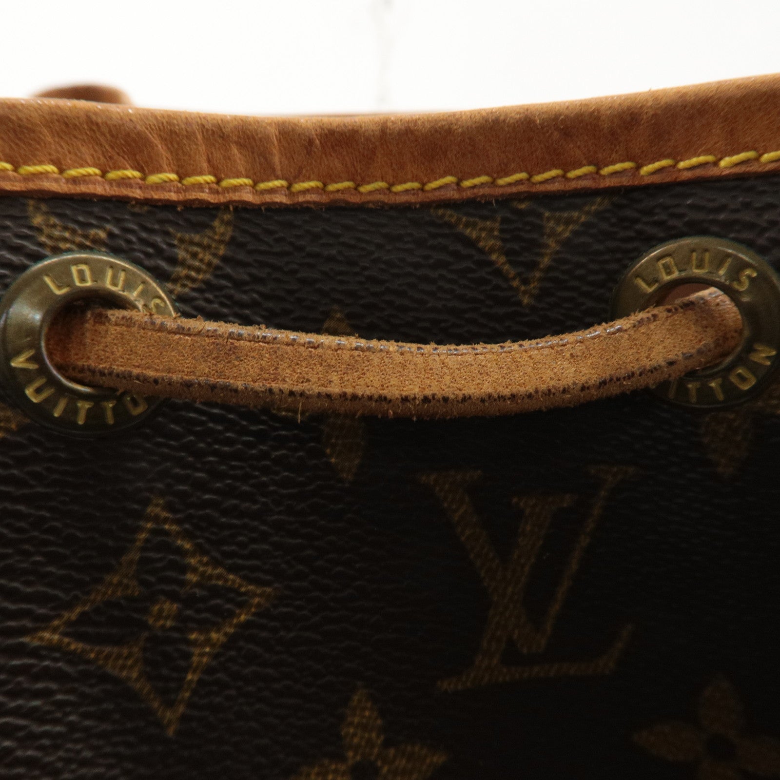 Louis Vuitton Monogram Noe Shoulder Bag Hand Bag Brown M42224