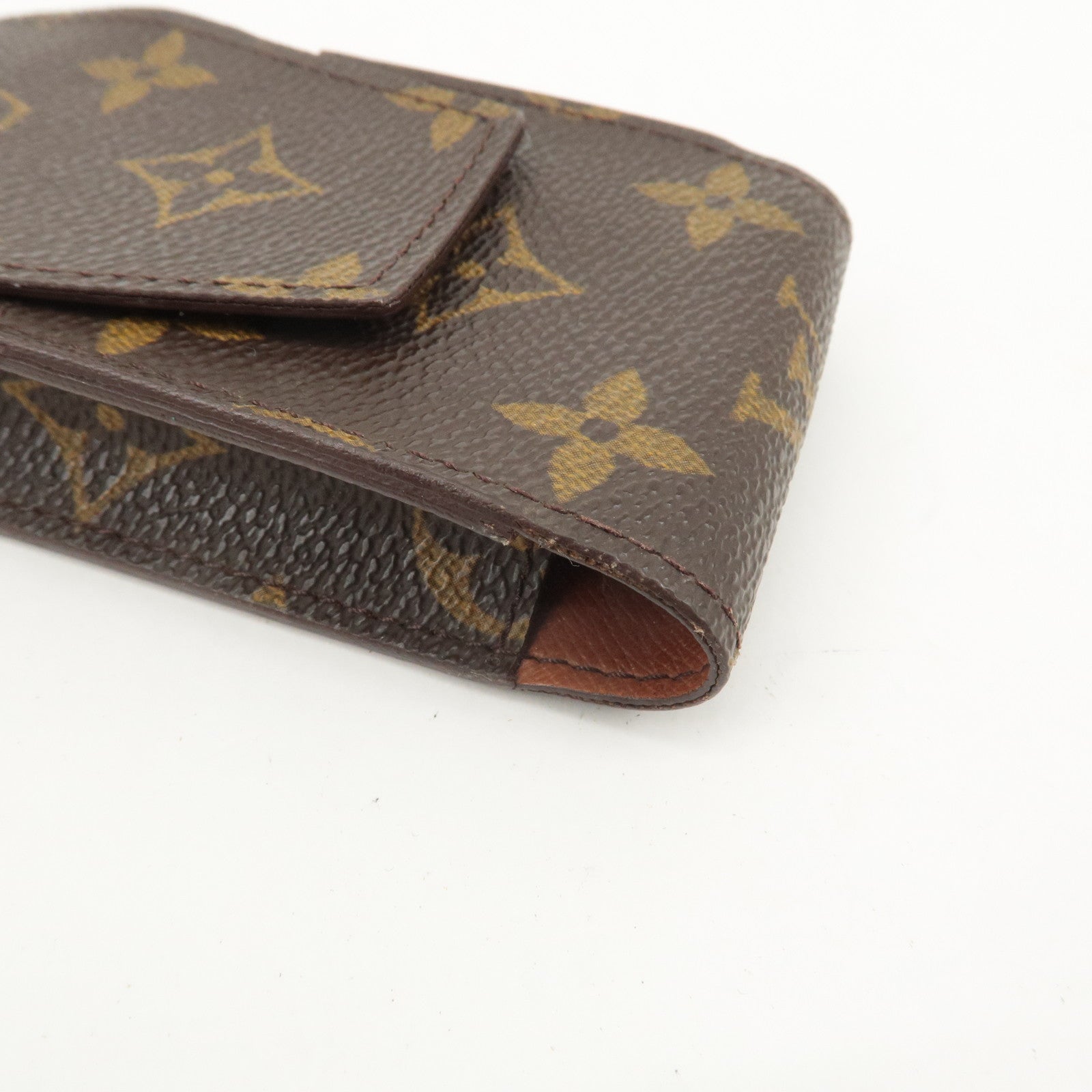 Louis Vuitton Monogram Set of 2 Etui Cigaret Cigarette Case M63024 Used